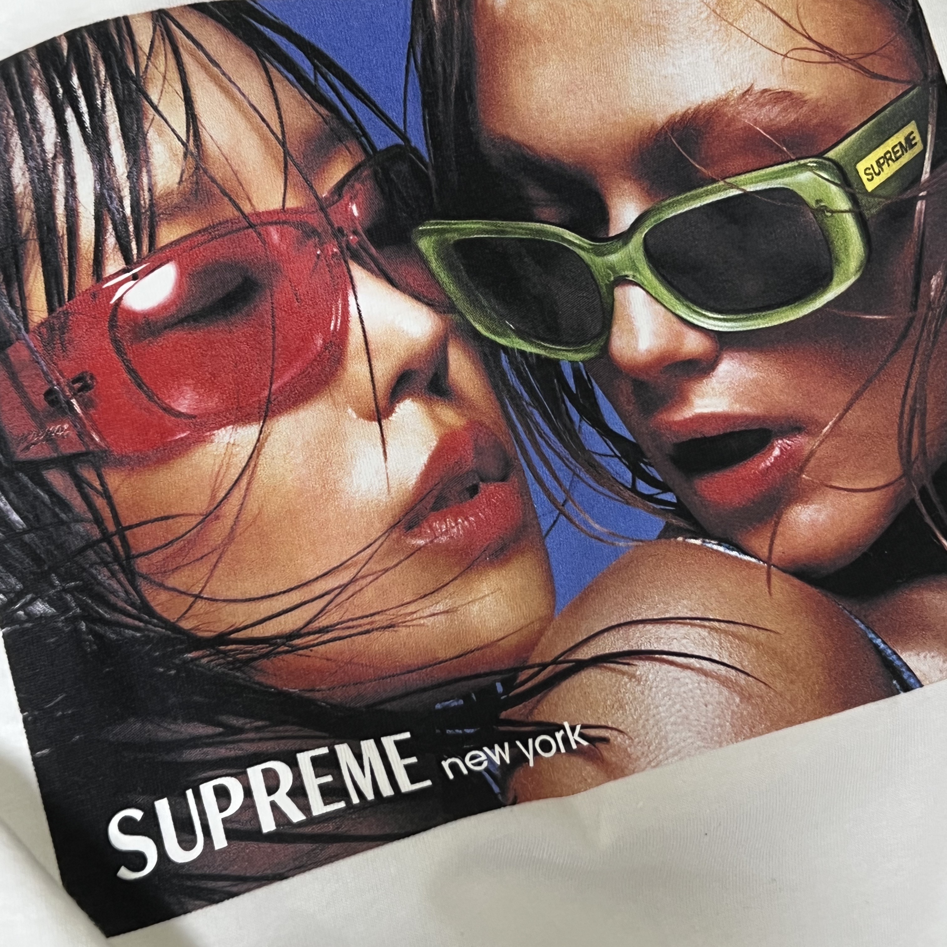 Supreme Eyewear T-Shirt White - 23SS 착용 스타일