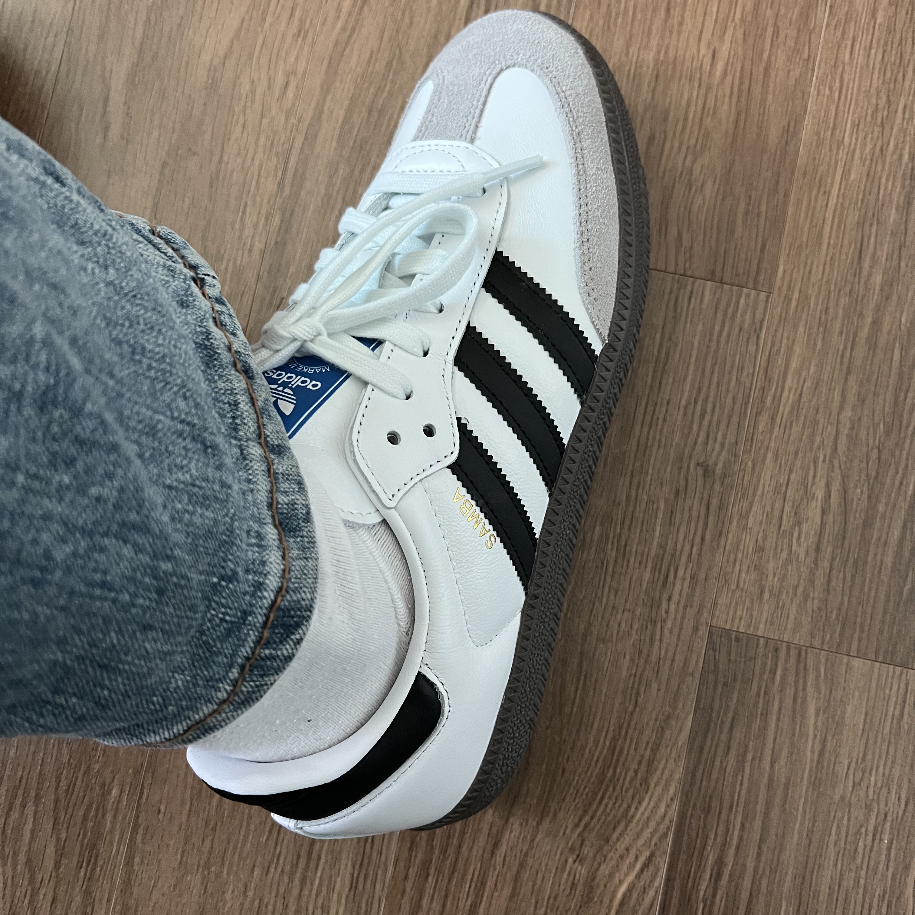 Adidas Samba OG Cloud White 착용 스타일