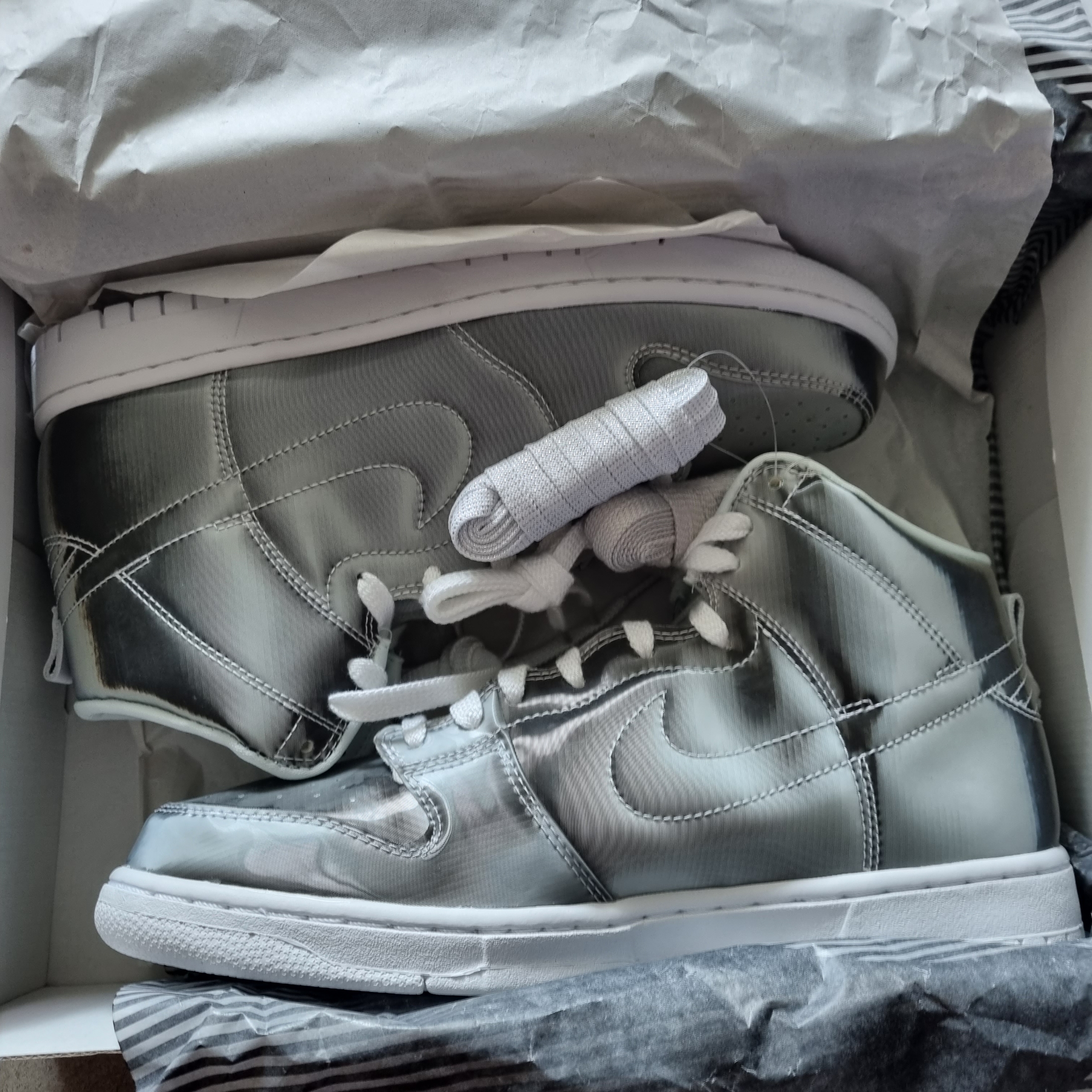 Nike x Clot Dunk High Flux 착용 스타일