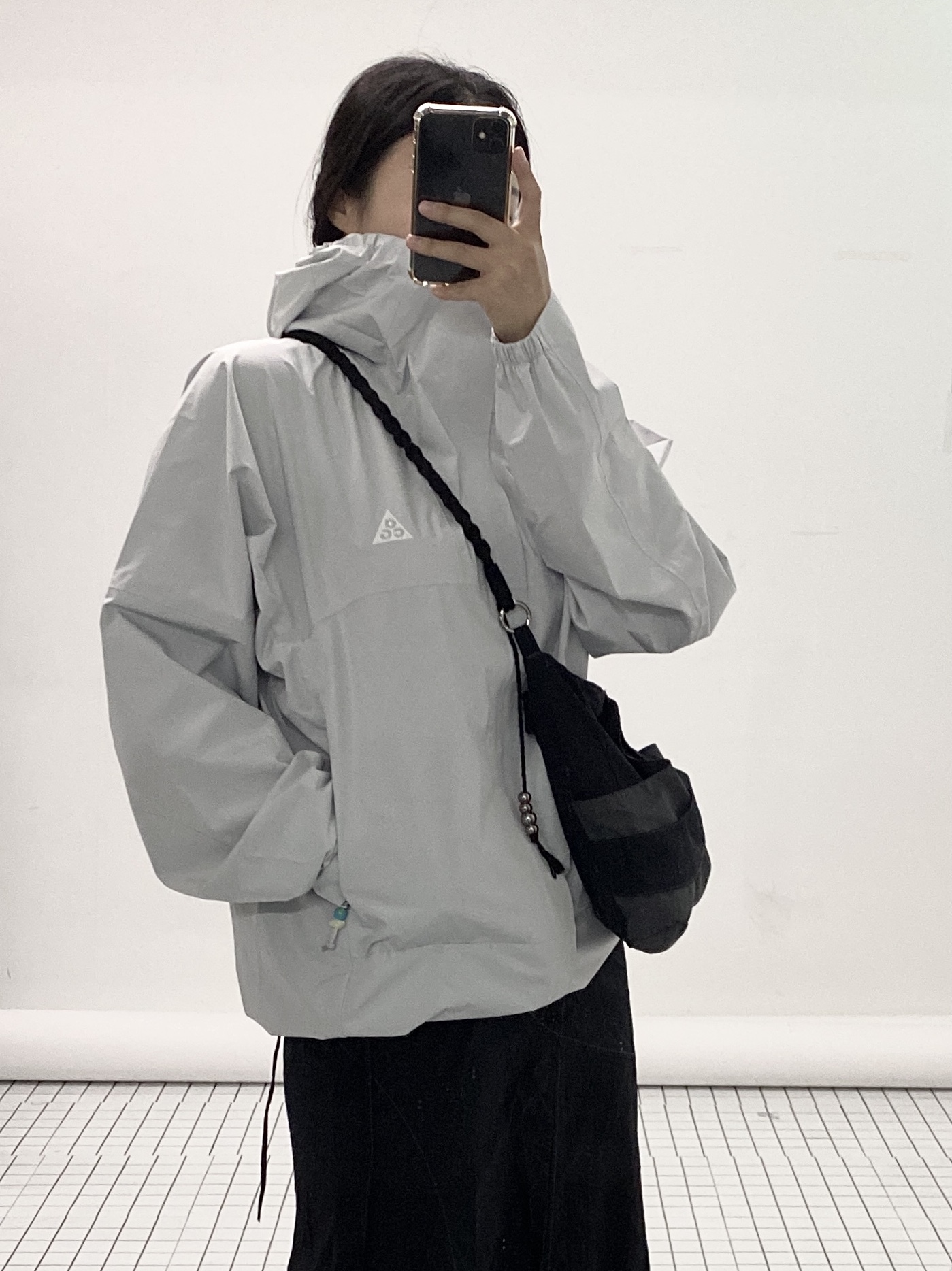 Nike ACG Storm-Fit ADV Cascade Rains Full Zip Jacket Photon Dust - Asia 착용 스타일