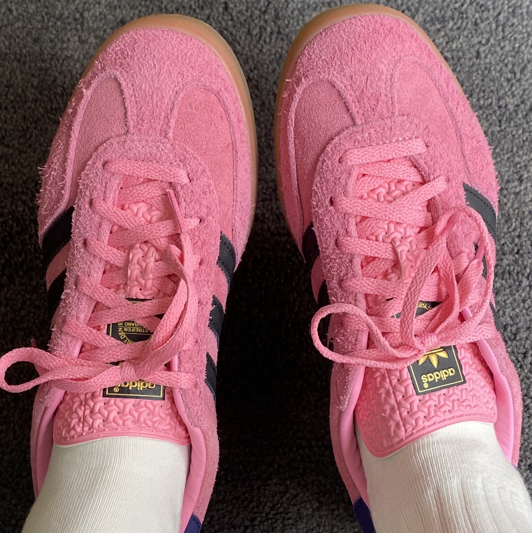 (W) Adidas Gazelle Indoor Bliss Pink 착용 스타일