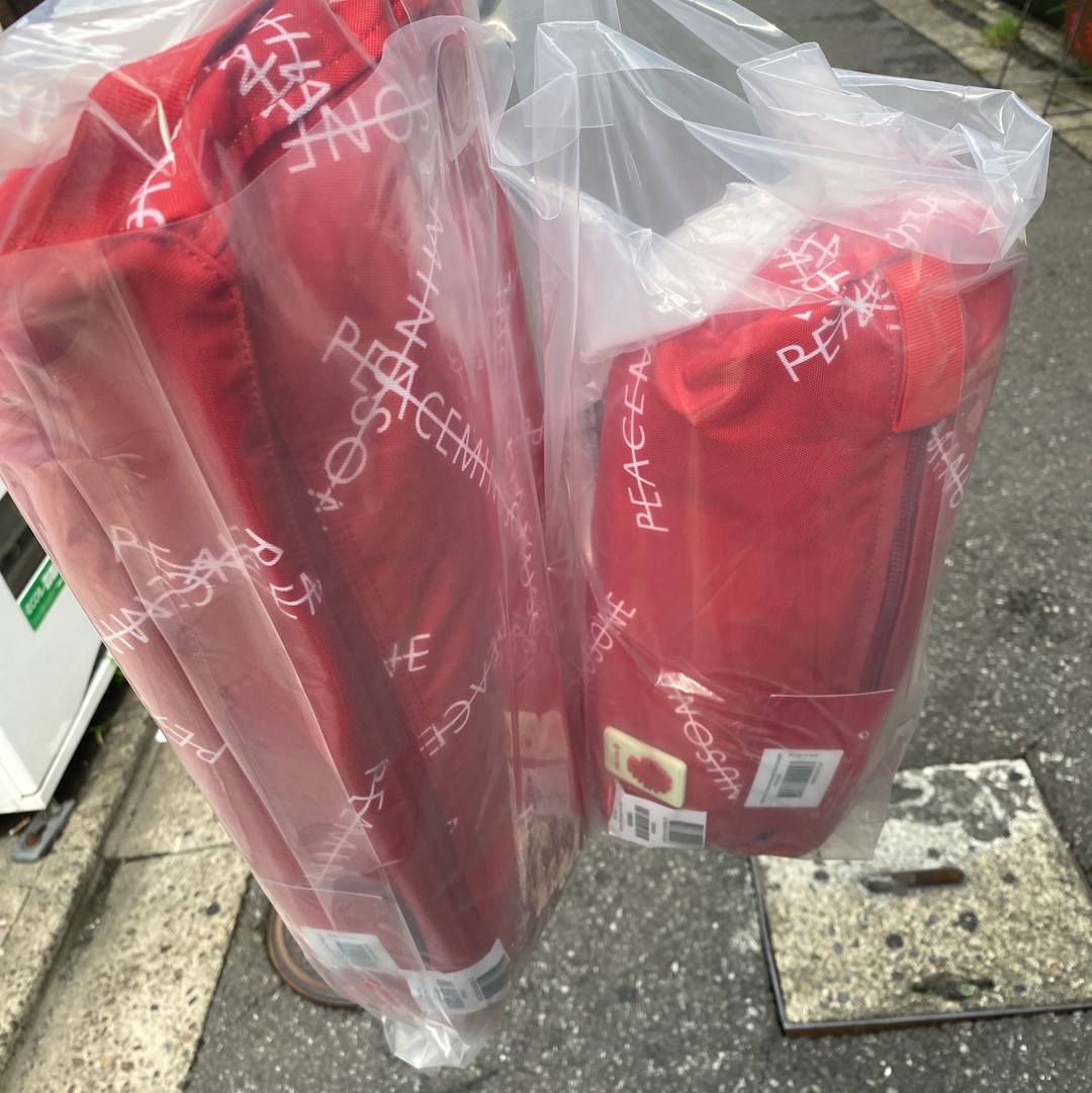 Helinox x Peaceminusone Chair Two Red - Helinox Japan Exclusive, Helinox x Peaceminusone Chair One  Red - Helinox Japan Exclusive 착용 스타일 - 2