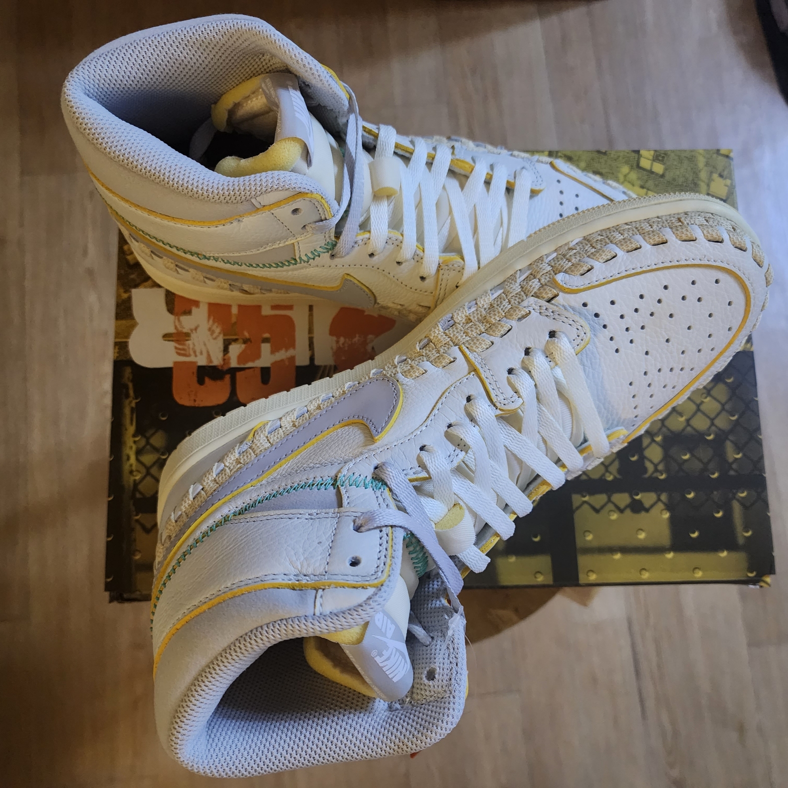 Jordan 1 x Bephies Beauty Supply x Union Retro High OG SP Summer '96 착용 스타일 - 4