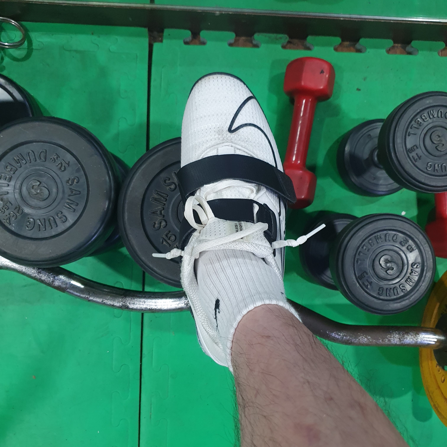 Nike Romaleos 4 White 착용 스타일 - 2