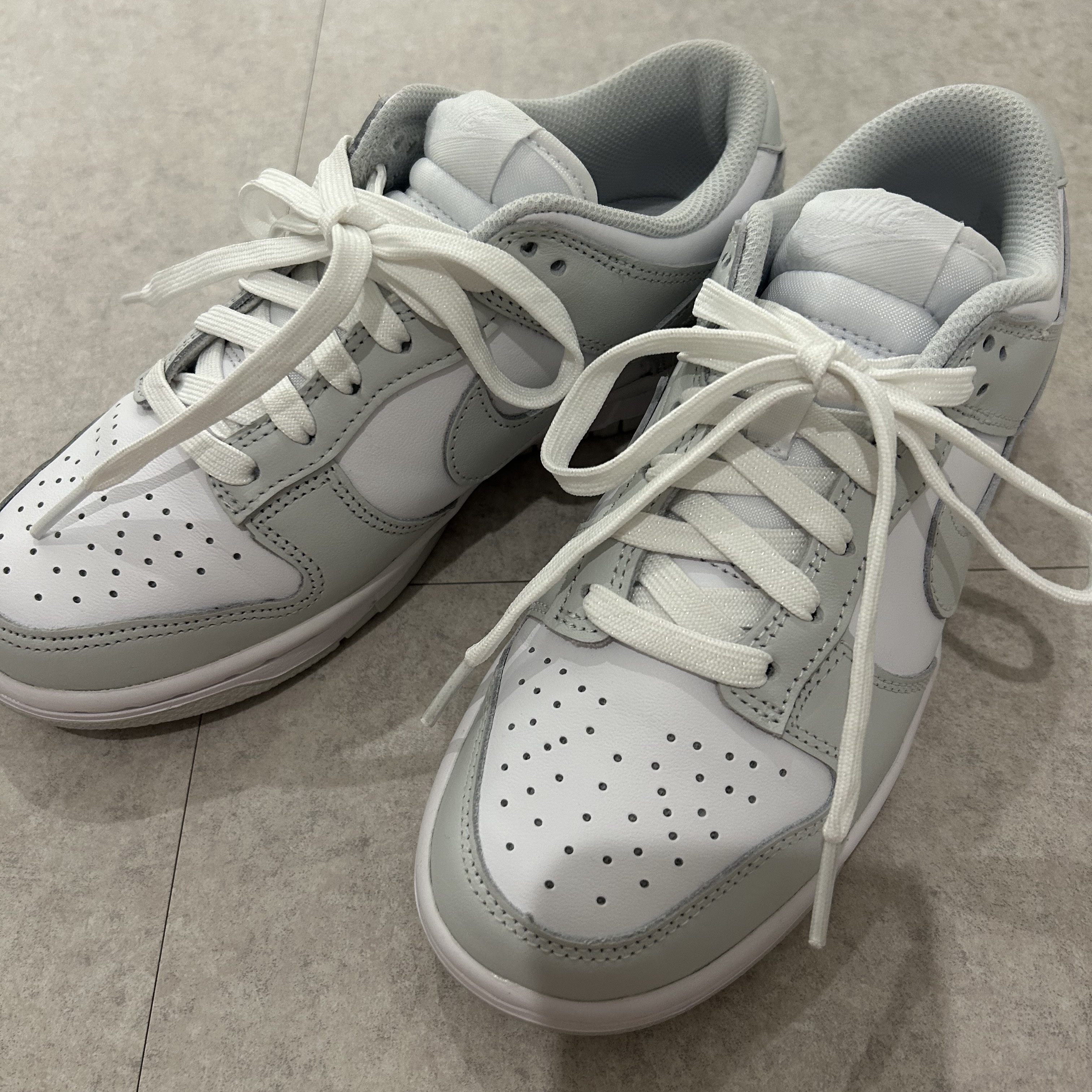 (W) Nike Dunk Low Photon Dust 착용 스타일
