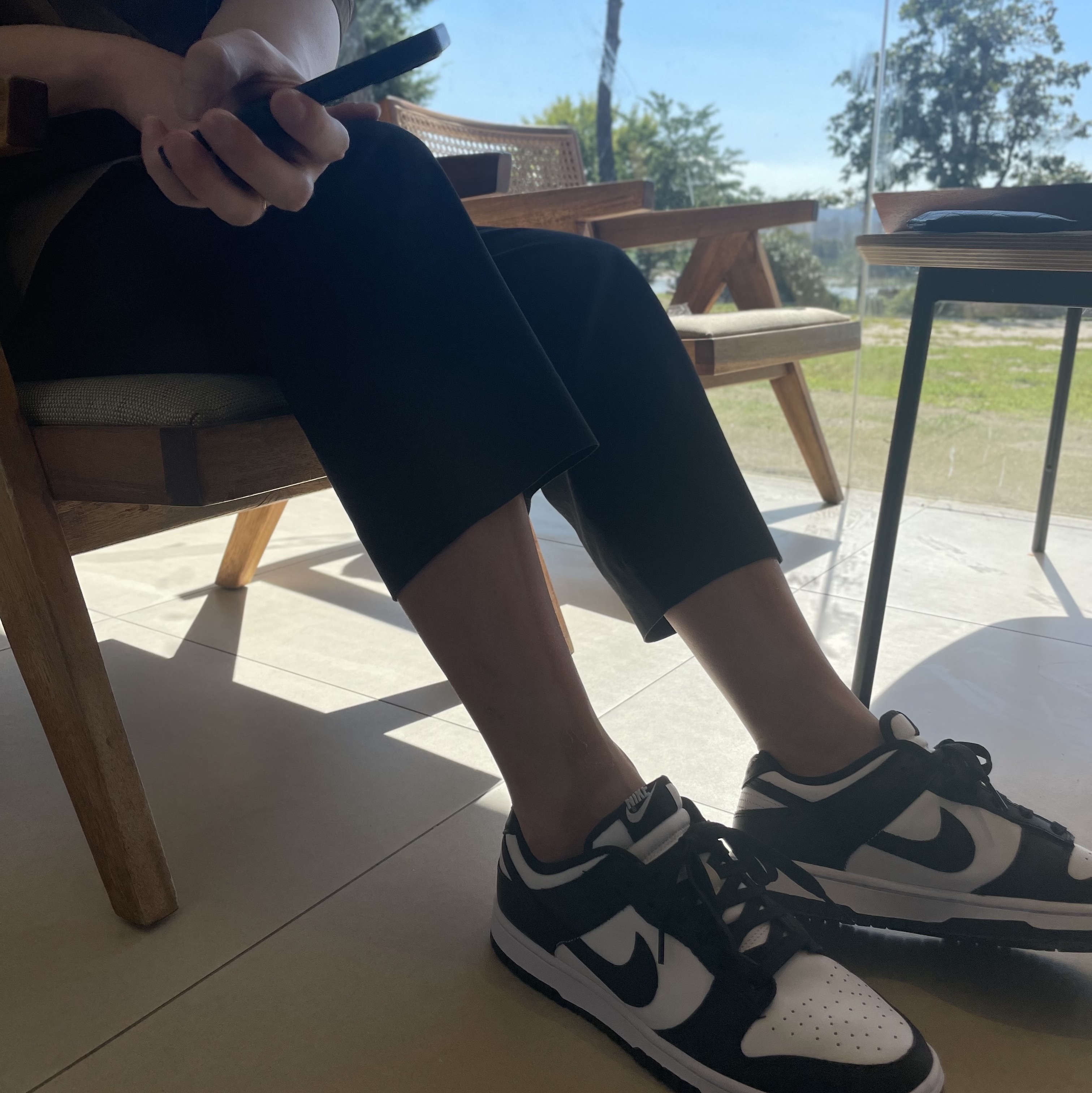 Nike Dunk Low Retro Black 착용 스타일