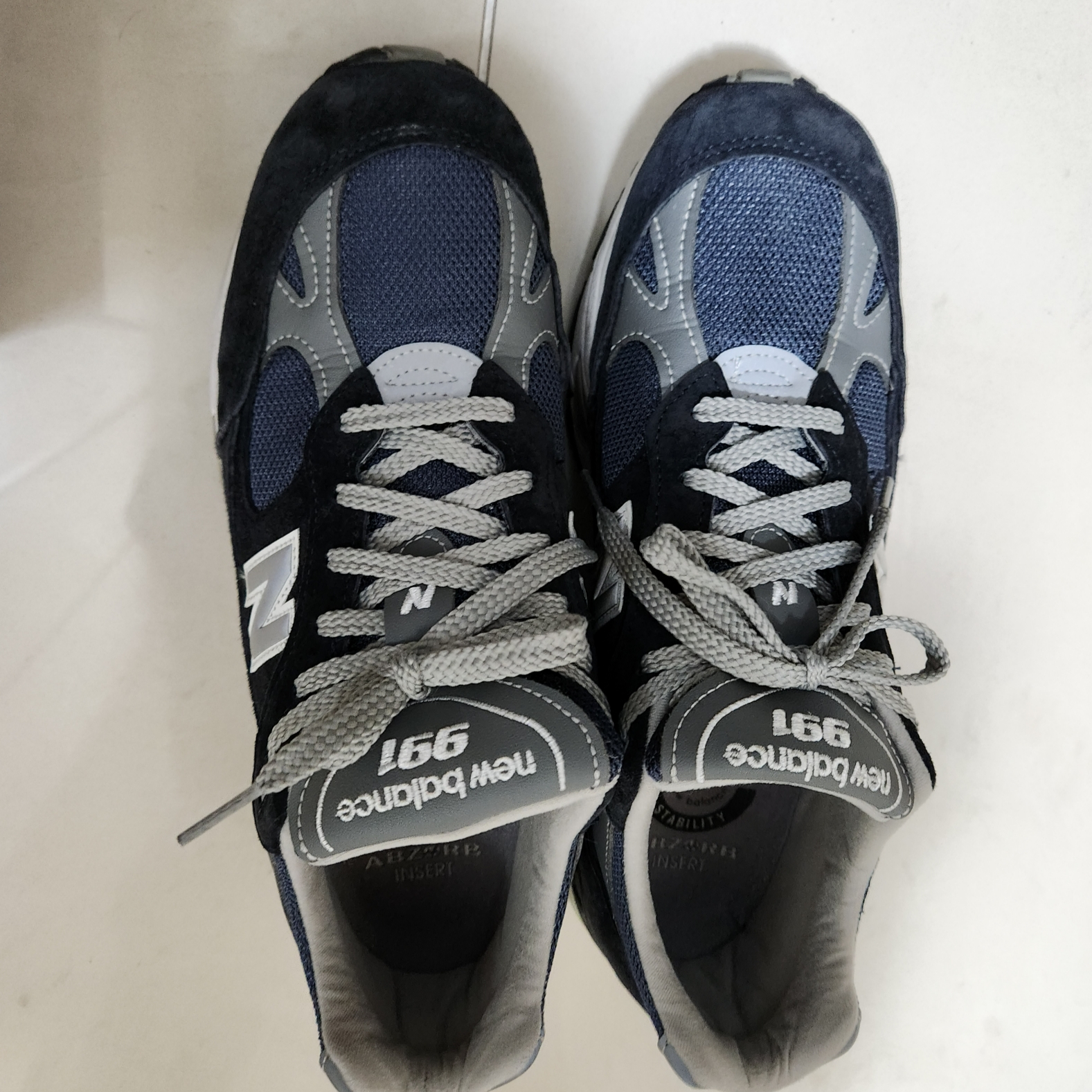 New Balance 991 Made in UK Navy 착용 스타일