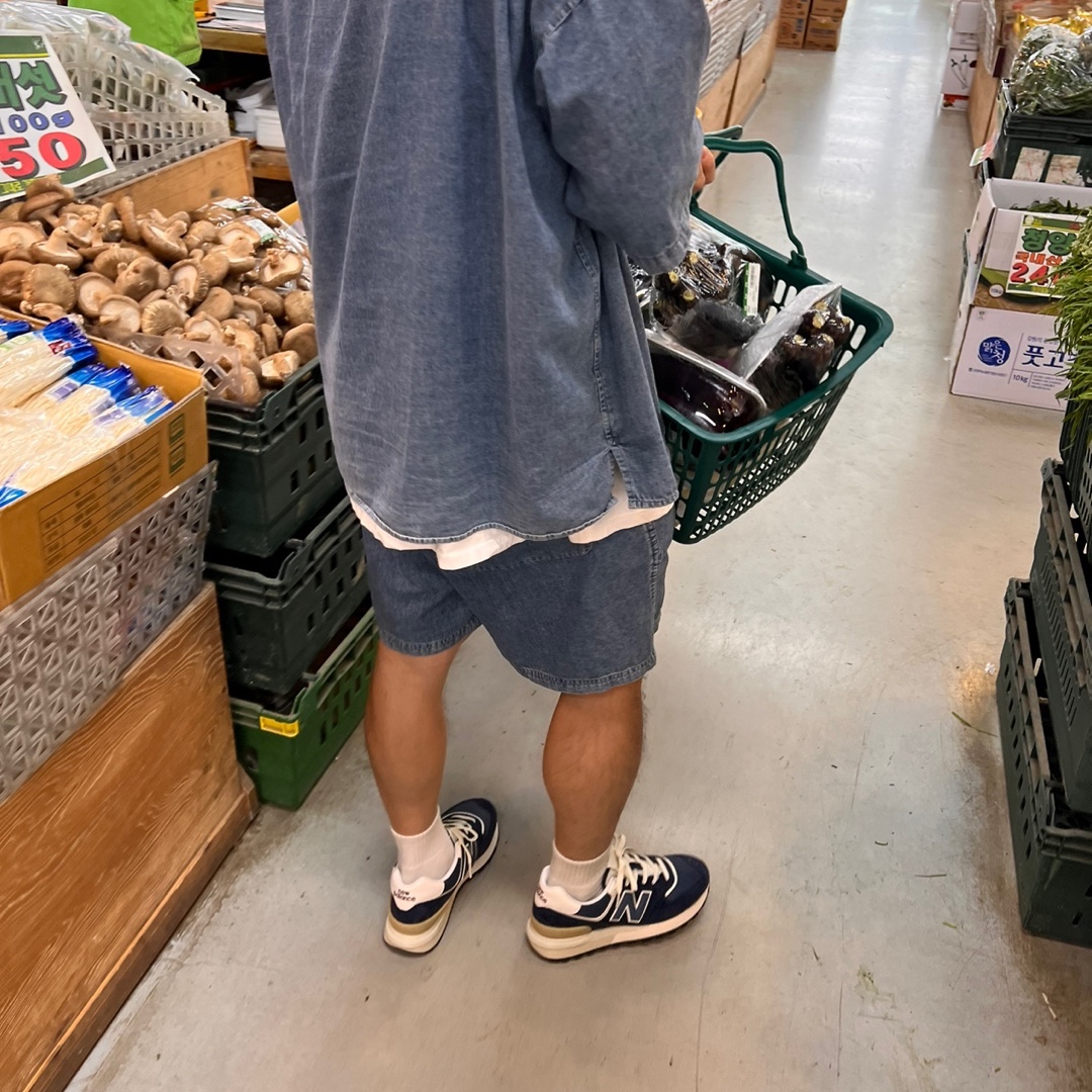 New Balance 574 Legacy Navy 착용 스타일