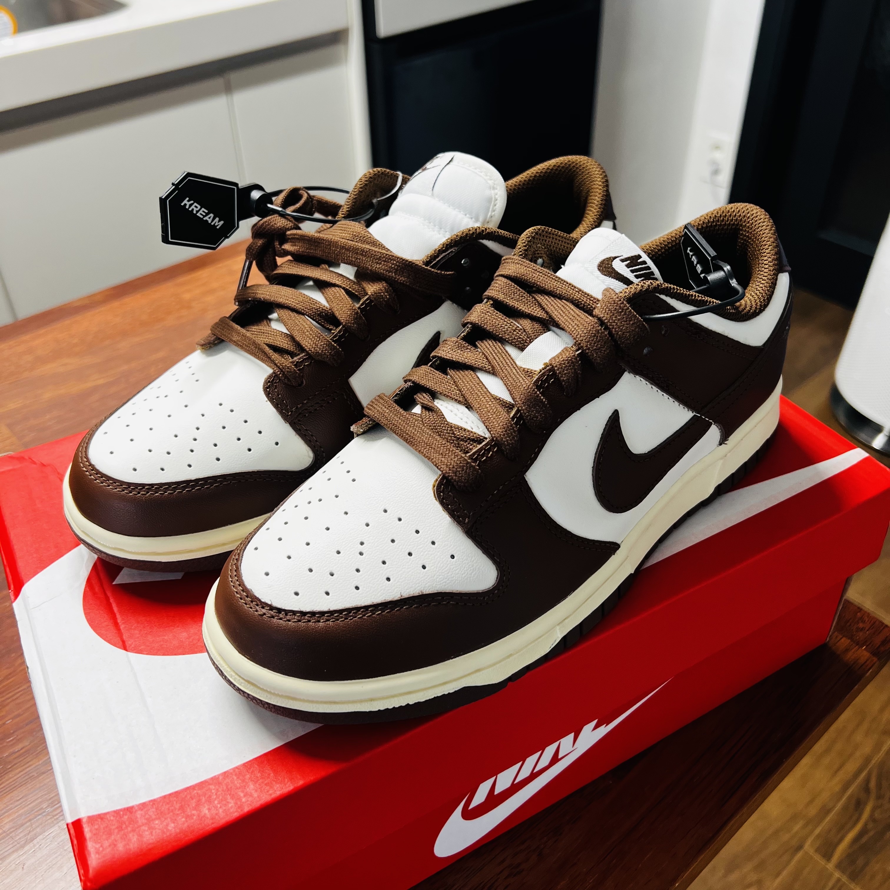 (W) Nike Dunk Low Sail Cacao Wow 착용 스타일