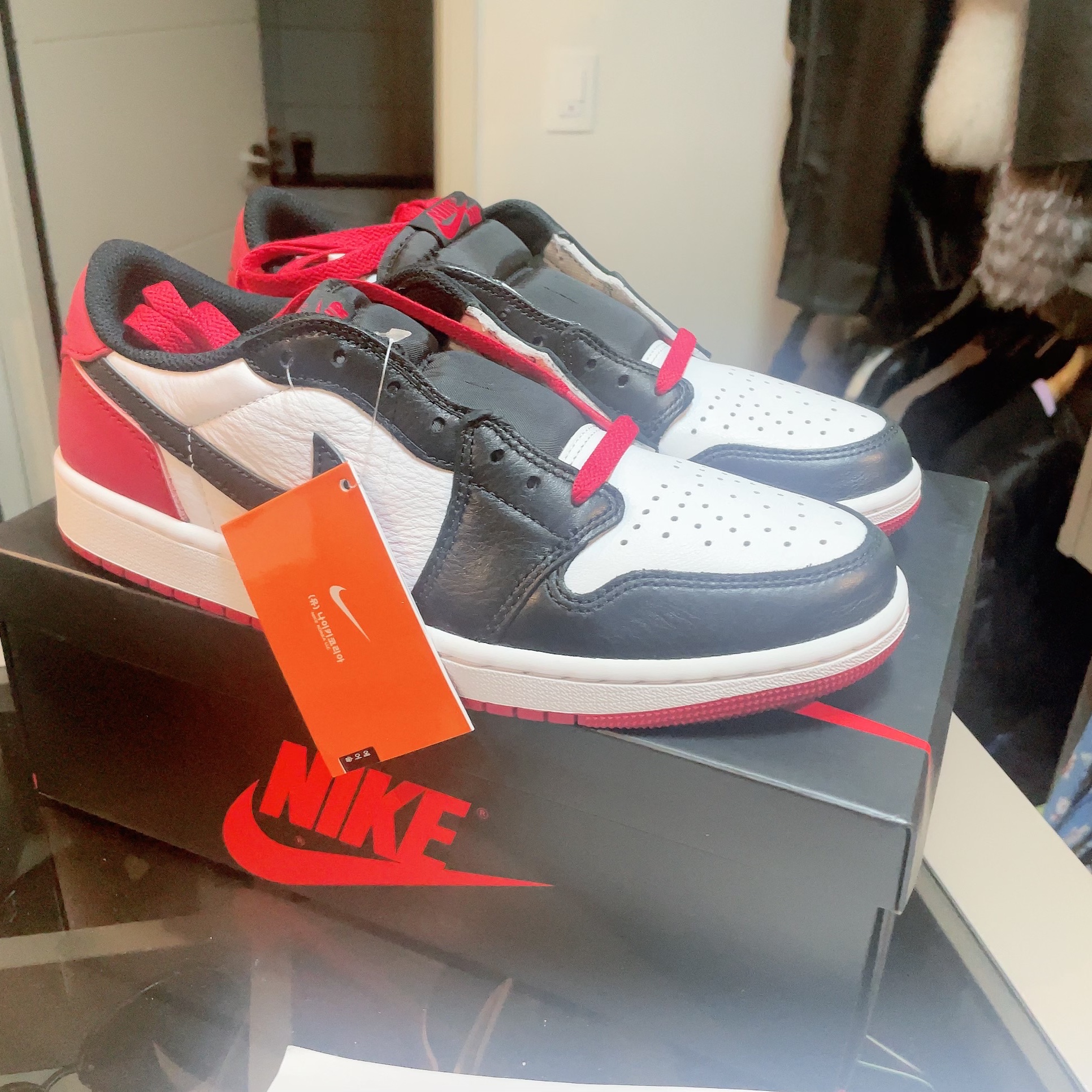 Jordan 1 Retro Low OG Black Toe 착용 스타일