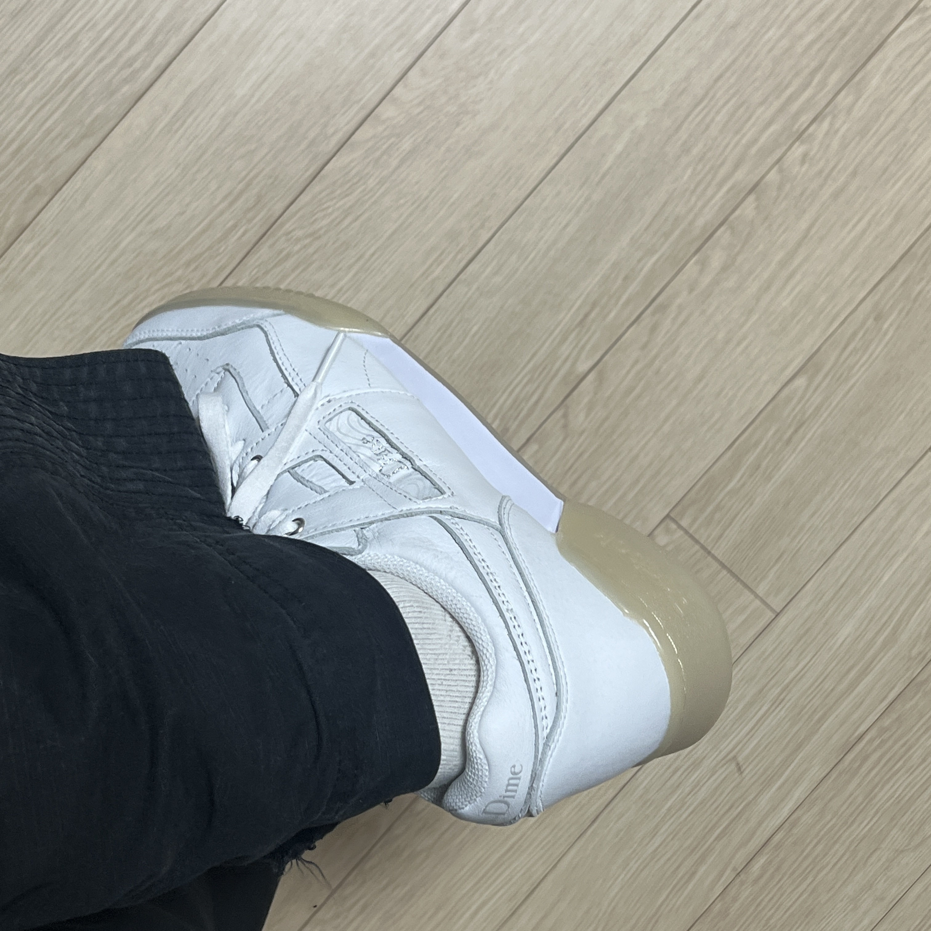 Reebok x Dime Workout Plus Cloud White 착용 스타일 - 3