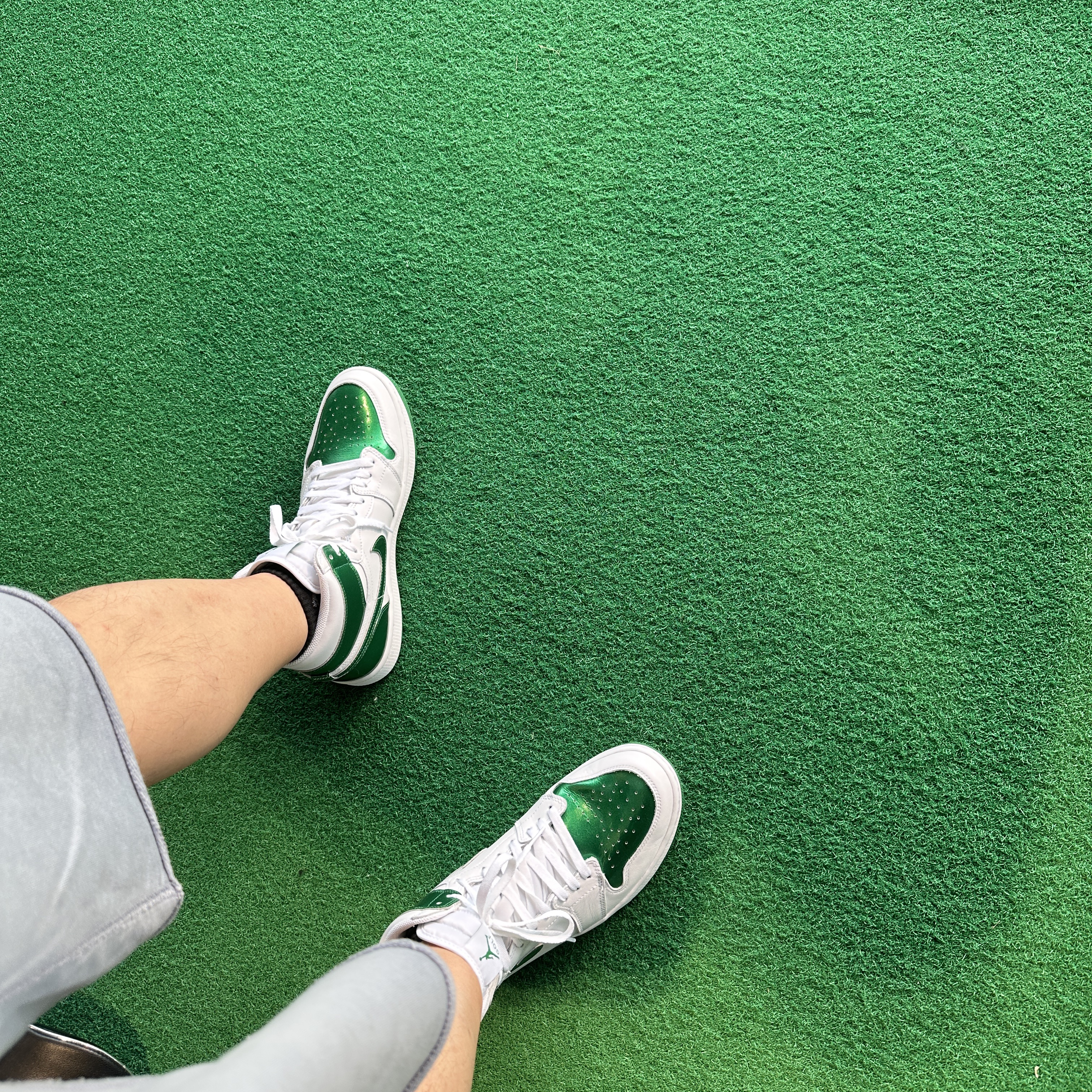 Jordan 1 High Golf Pine Green 착용 스타일 - 2