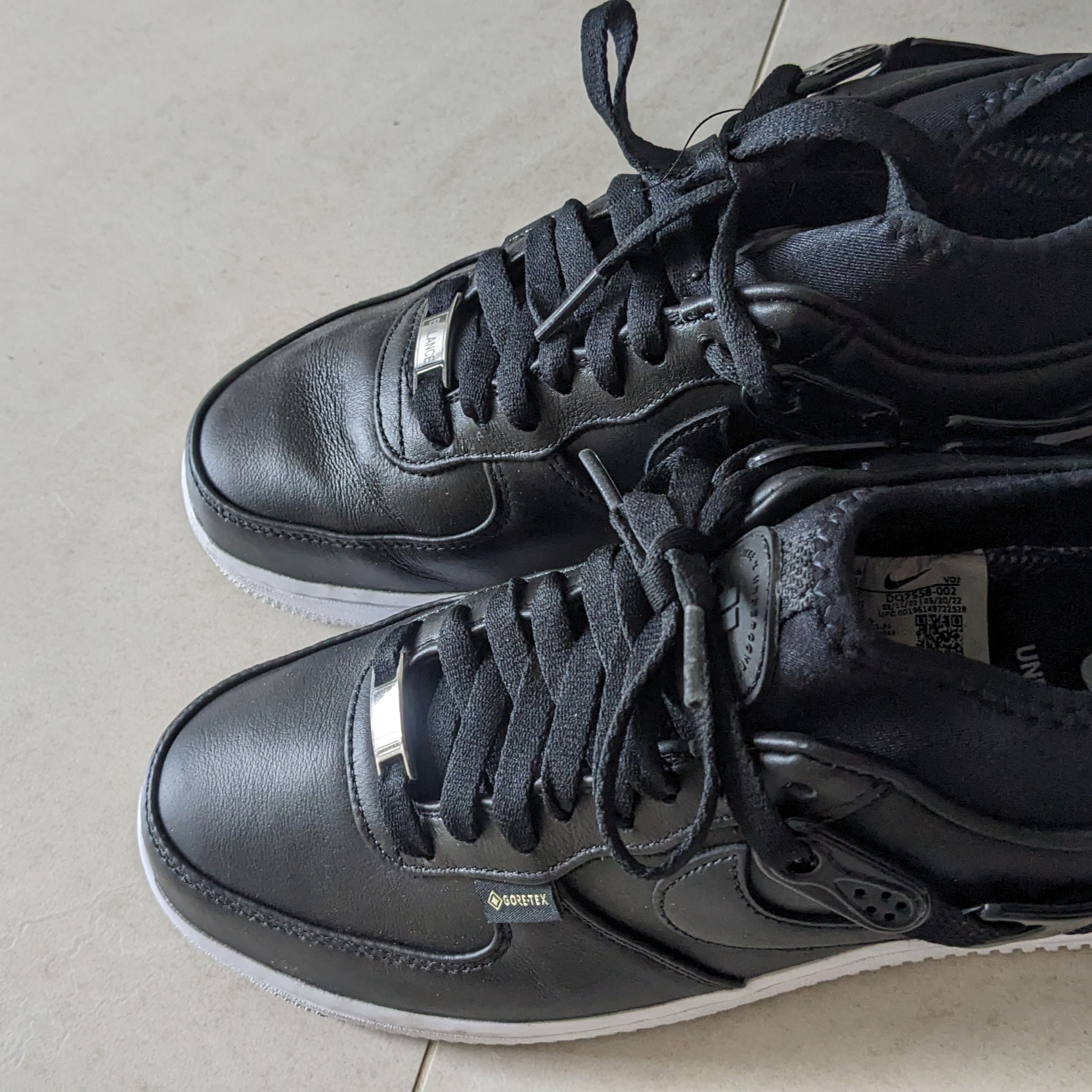 Nike x Undercover Air Force 1 Low SP Black 착용 스타일