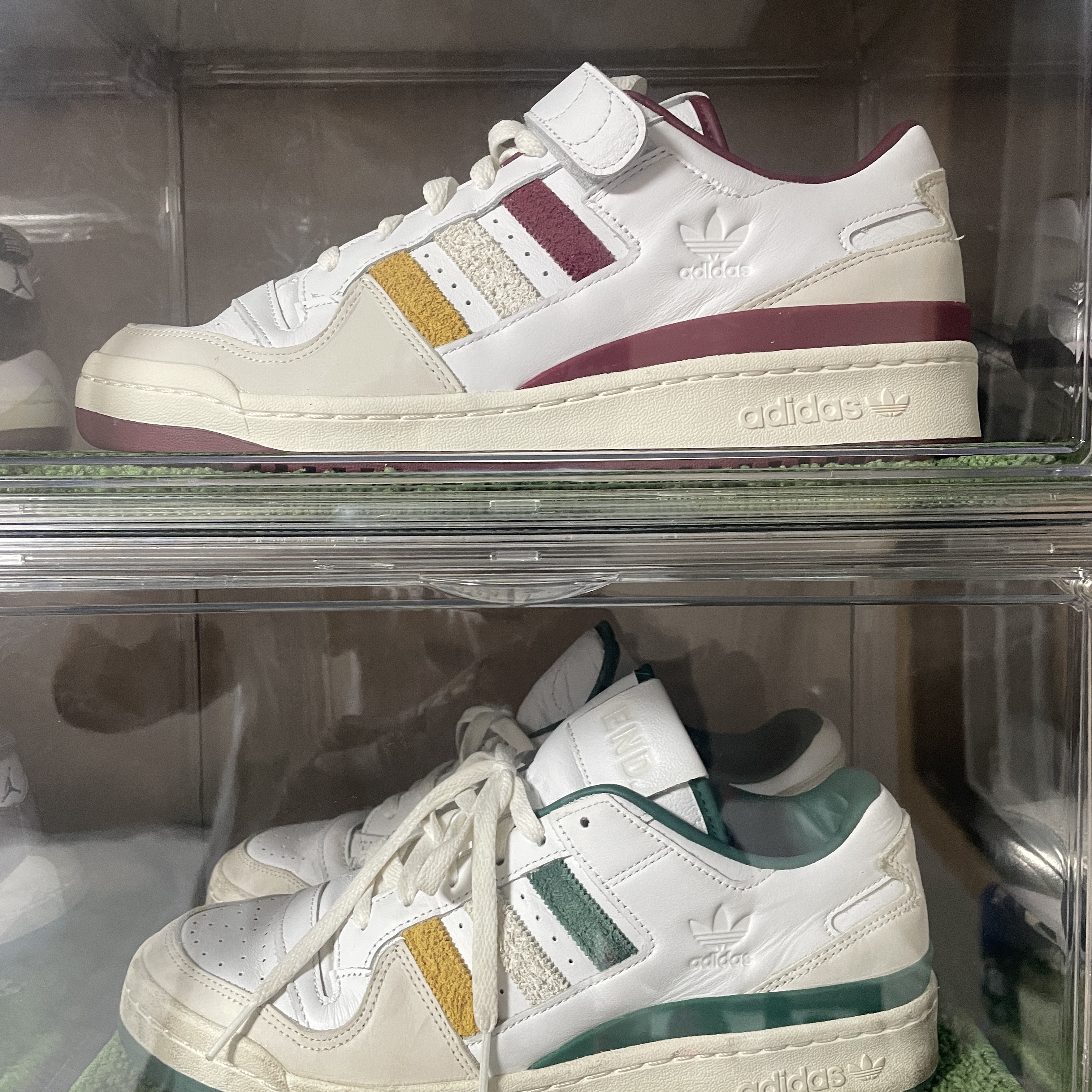 Adidas x END. Forum Low Varsity, Adidas x END. Forum Advance Varsity 착용 스타일