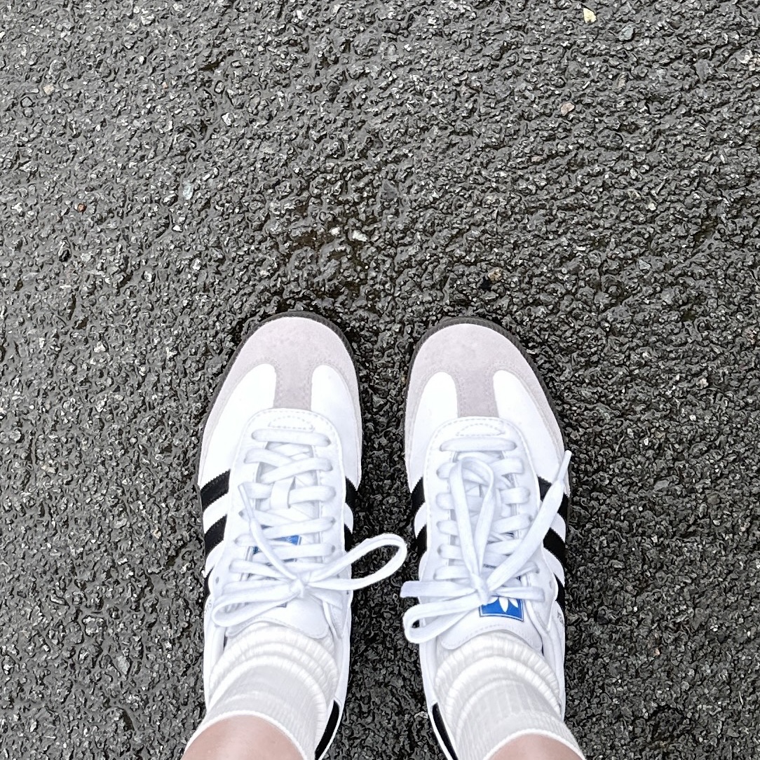 Adidas Samba OG Cloud White 착용 스타일