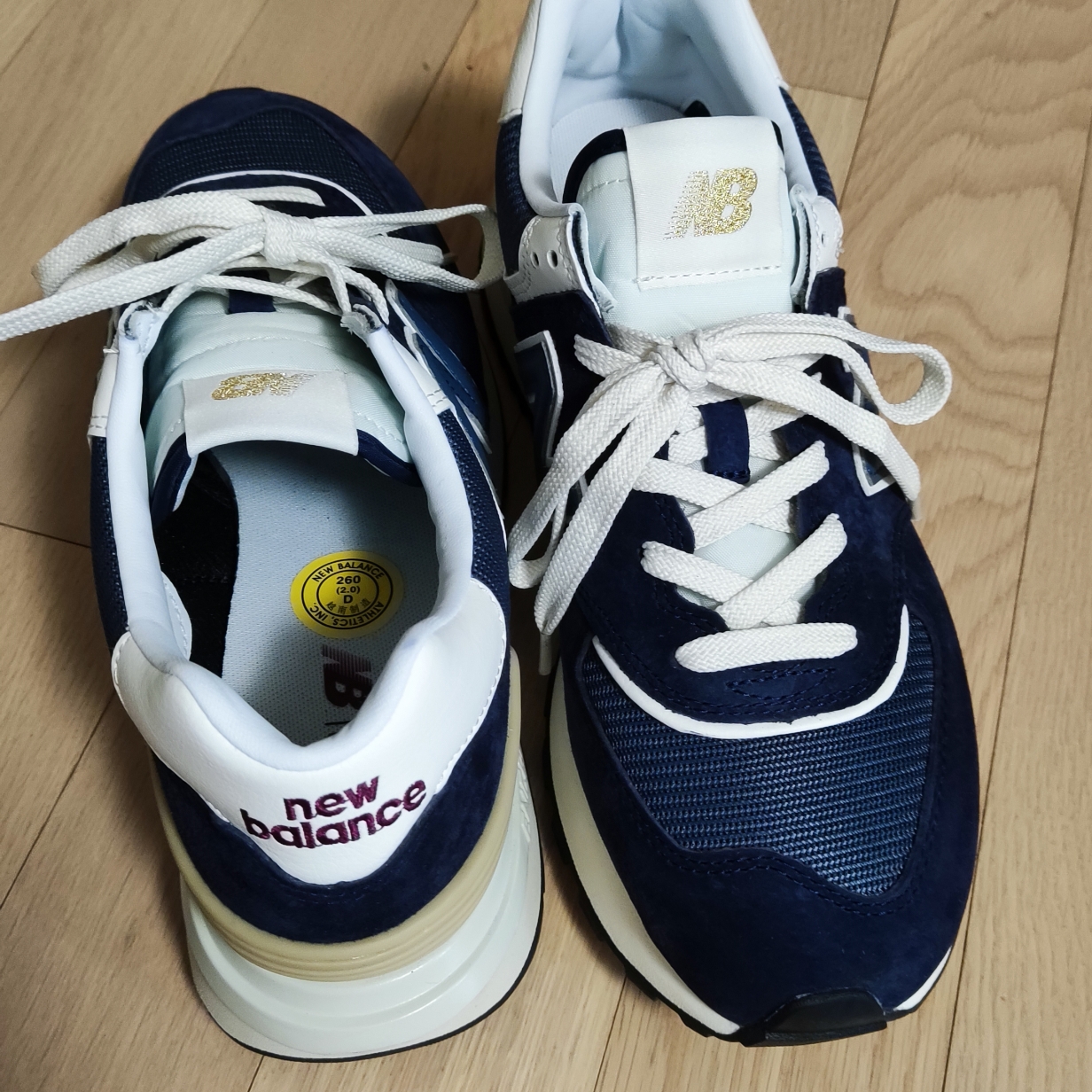 New Balance 574 Legacy Navy 착용 스타일