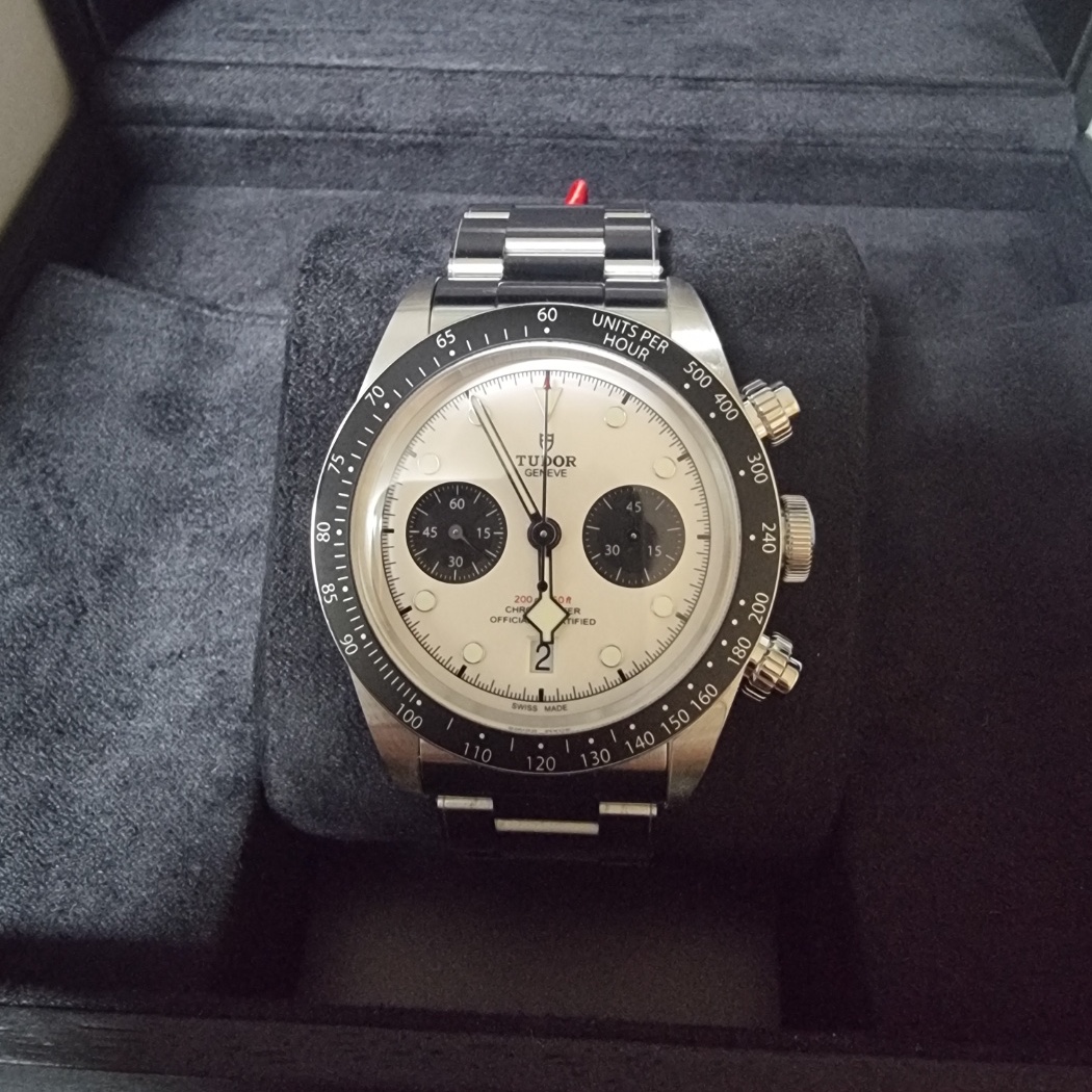 Tudor Black Bay Chrono MT5813 Steel Bracelet Opaline 착용 스타일 - 1