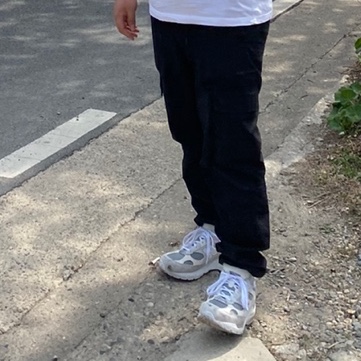 New Balance 992 Made in USA White Silver 착용 스타일