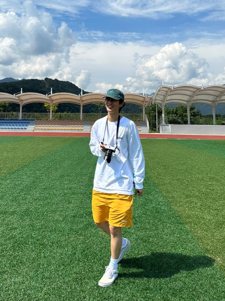 Supreme Washed Twill 6-Panel Blue - 22SS, Stussy Stock Water Shorts Yellow 착용 스타일 - 1
