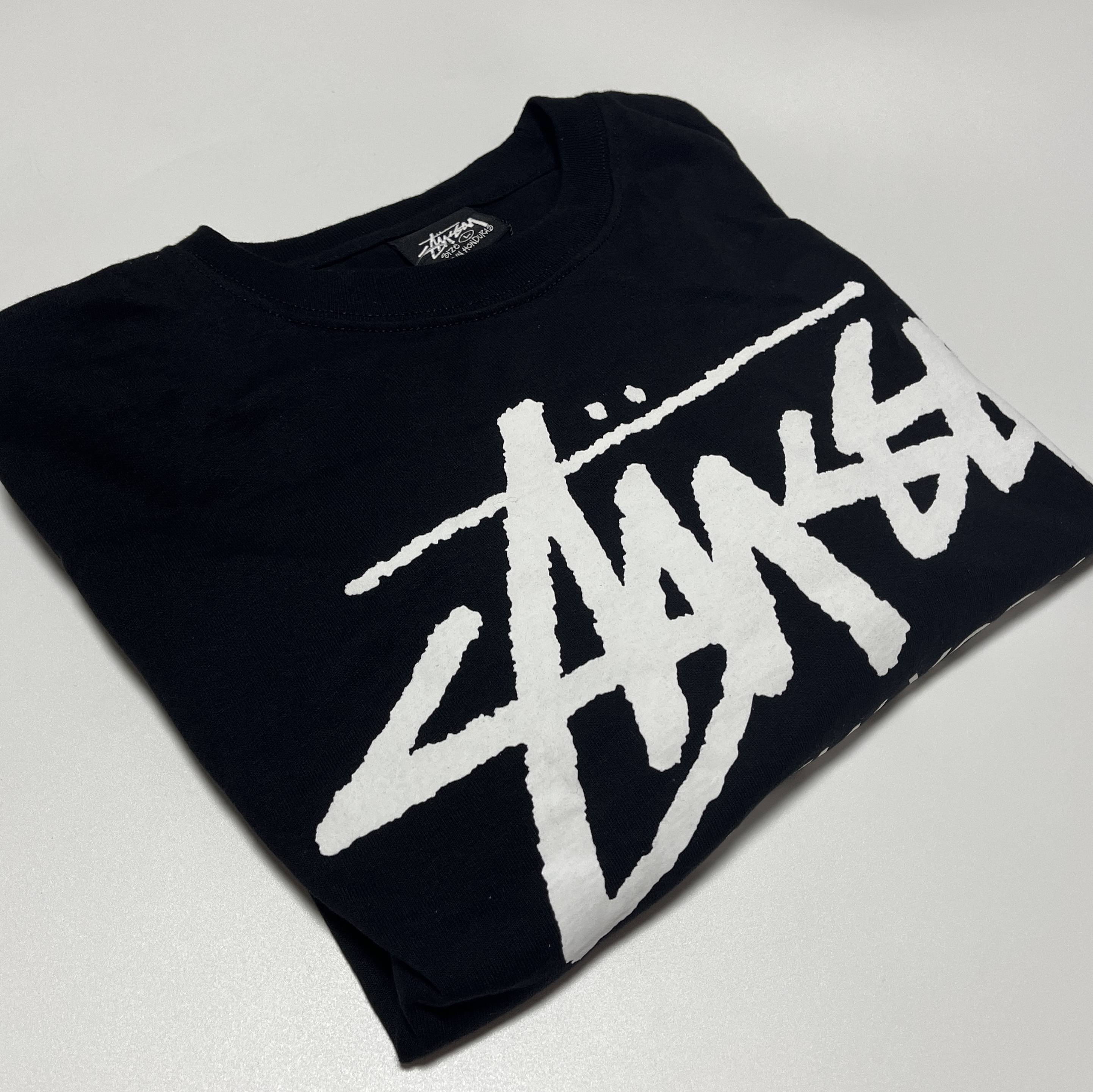 Stussy World Tour LS T-Shirt Black 착용 스타일 - 2