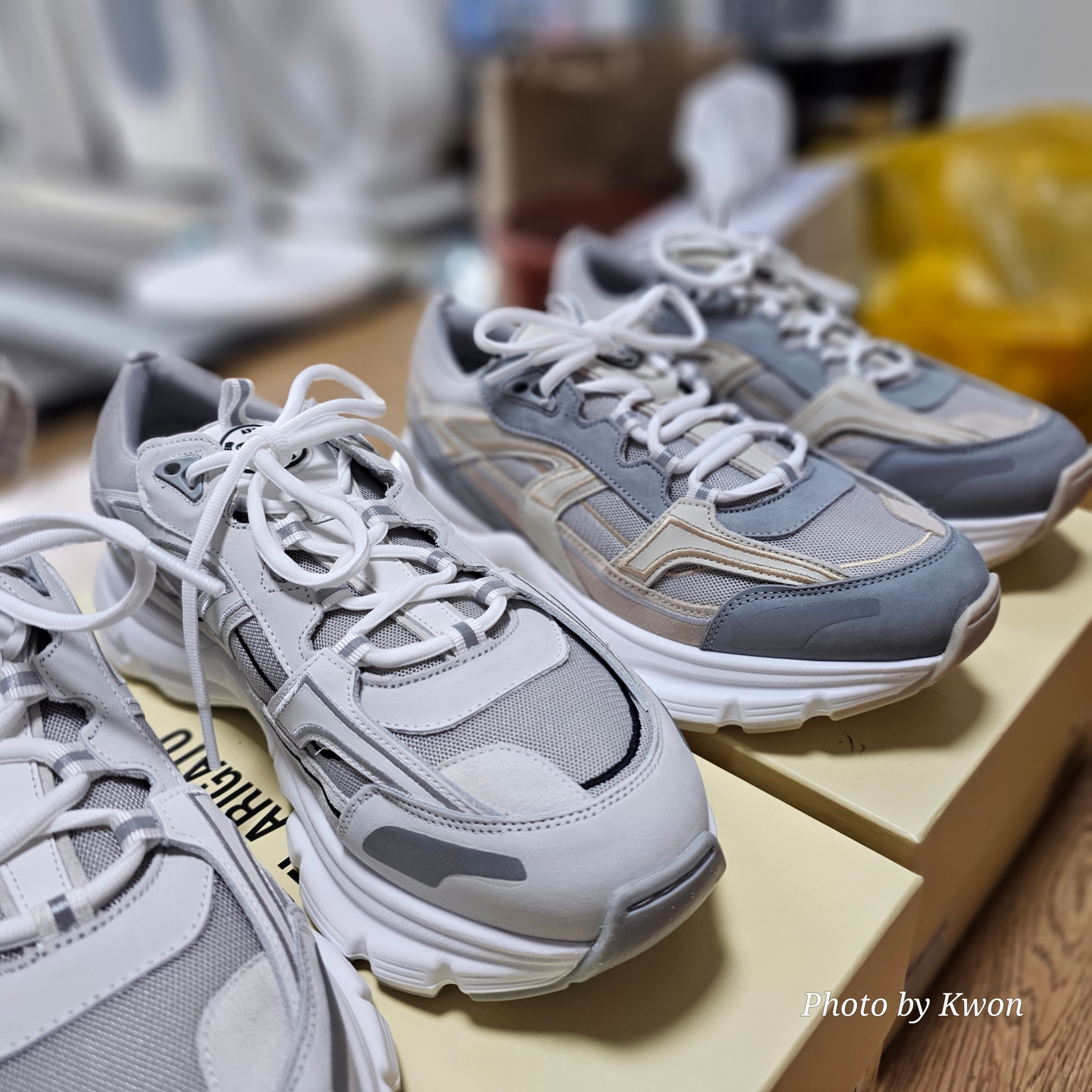 Axel Arigato Marathon R-Trail White 착용 스타일 - 5