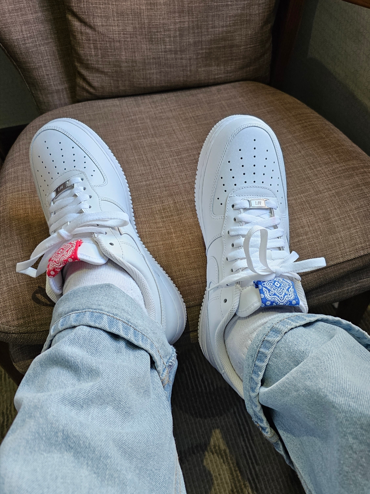 Nike Air Force 1 '07 Low White 착용 스타일