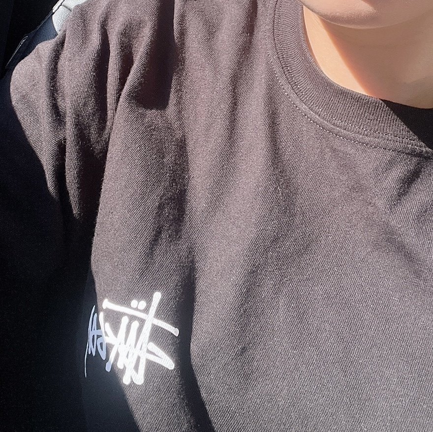 Stussy Basic Stussy T-Shirt Black 2022 착용 스타일
