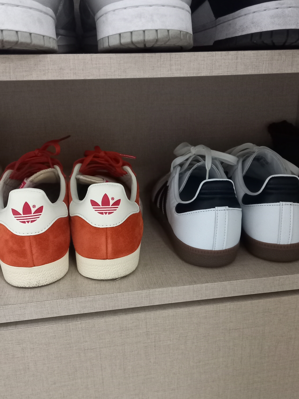 Adidas Samba Vegan White Black 착용 스타일