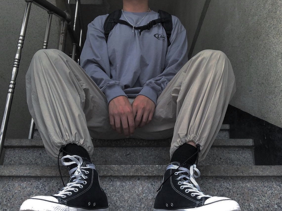 Converse Chuck Taylor All Star Hi Black 착용 스타일