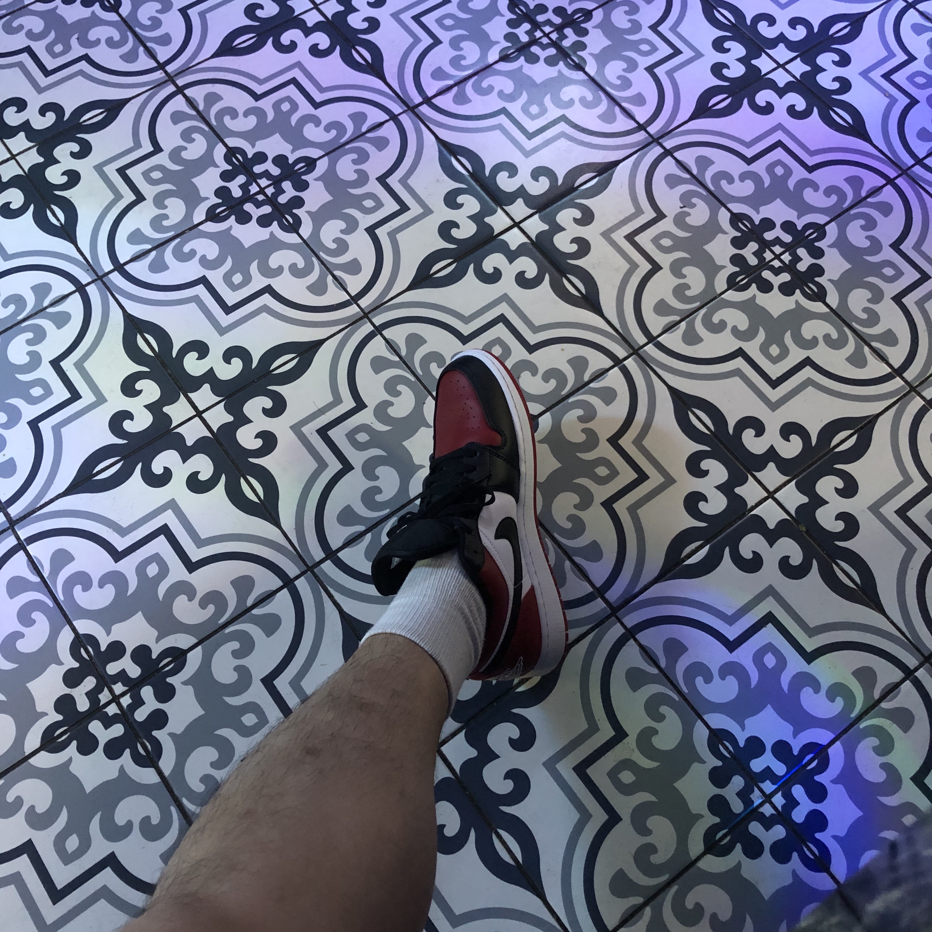Jordan 1 Low Bred Toe 착용 스타일