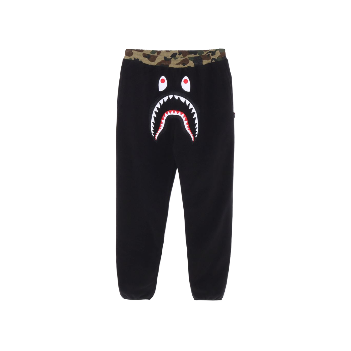 (W) BAPE x Polartec 1st Camo Shark Pants Black 상세 이미지 1