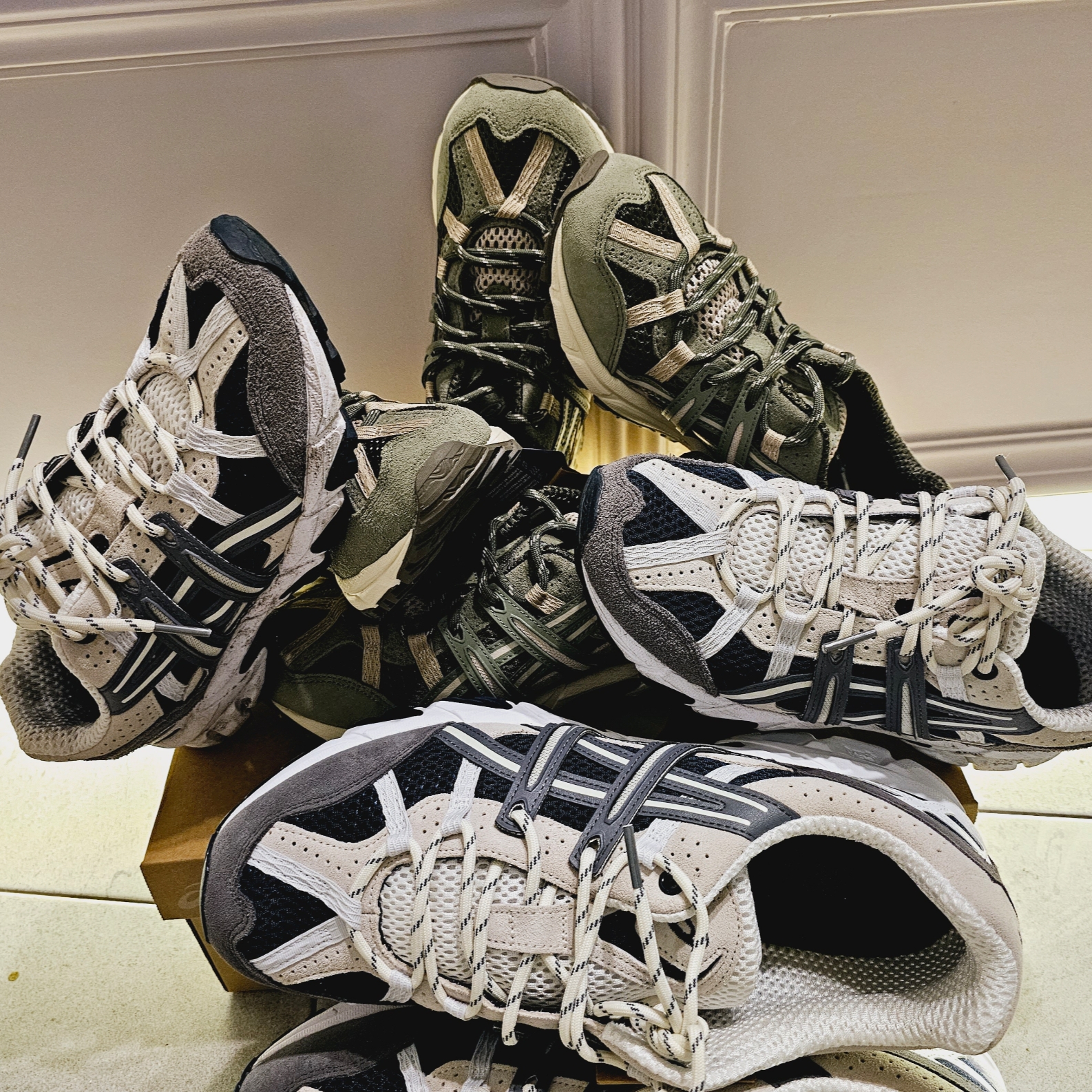 Asics Gel-Sonoma 15-50 Mantle Green Lichen Green 착용 스타일