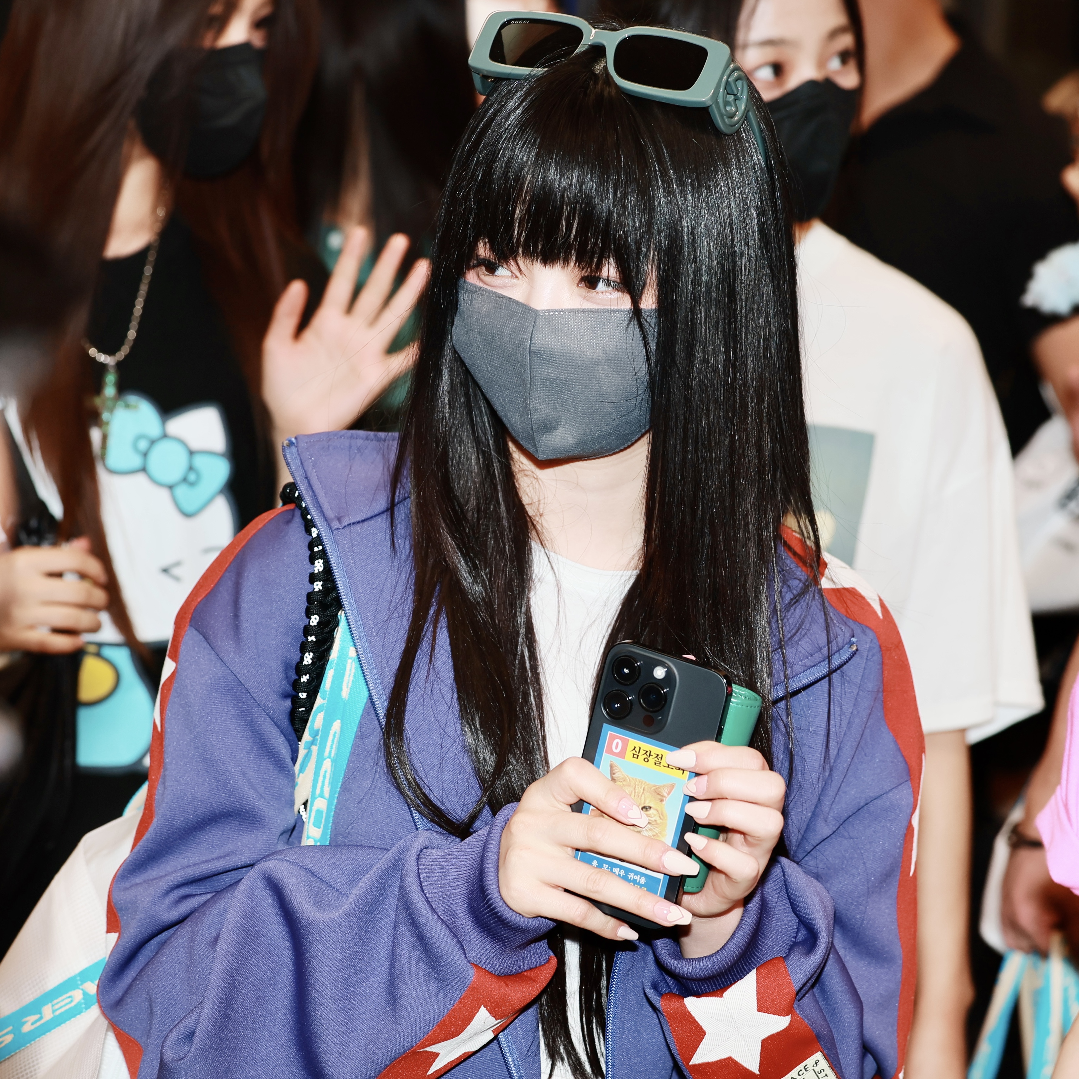 Kapital Webbing Trimmed Jersey Track Jacket Purple, (W) Gucci Rectangle Frame Sunglasses Shiny Black Acetate 착용 스타일 - 1