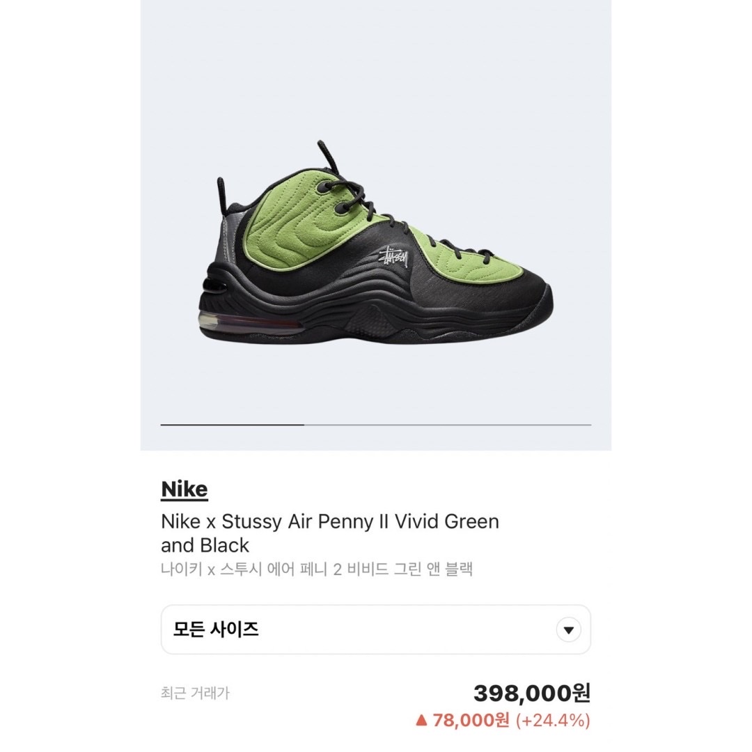 Nike x Stussy Air Penny II Vivid Green and Black, Supreme Canvas Backpack Black 착용 스타일 - 5