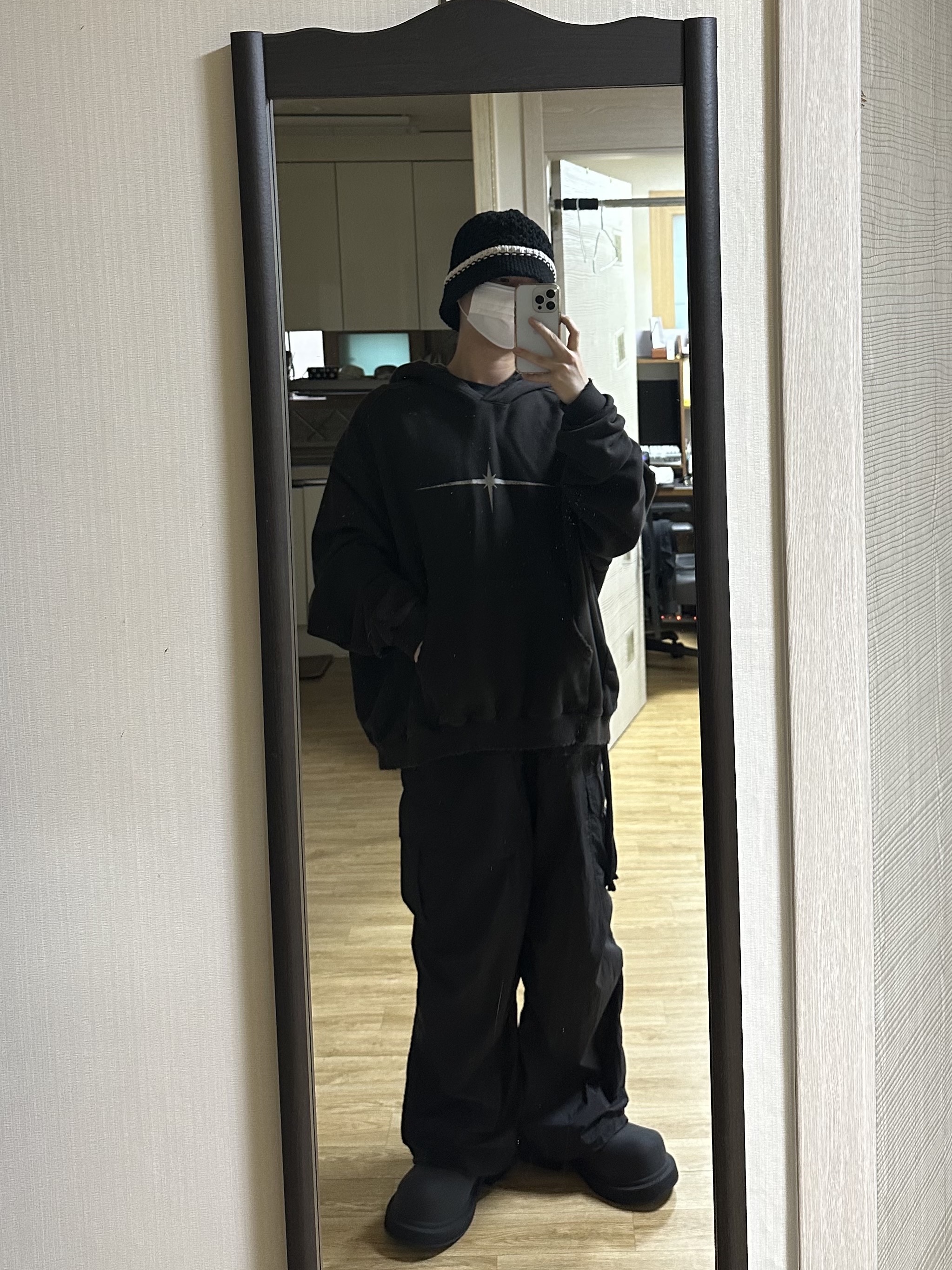 Balenciaga Steroid Derby Black 착용 스타일