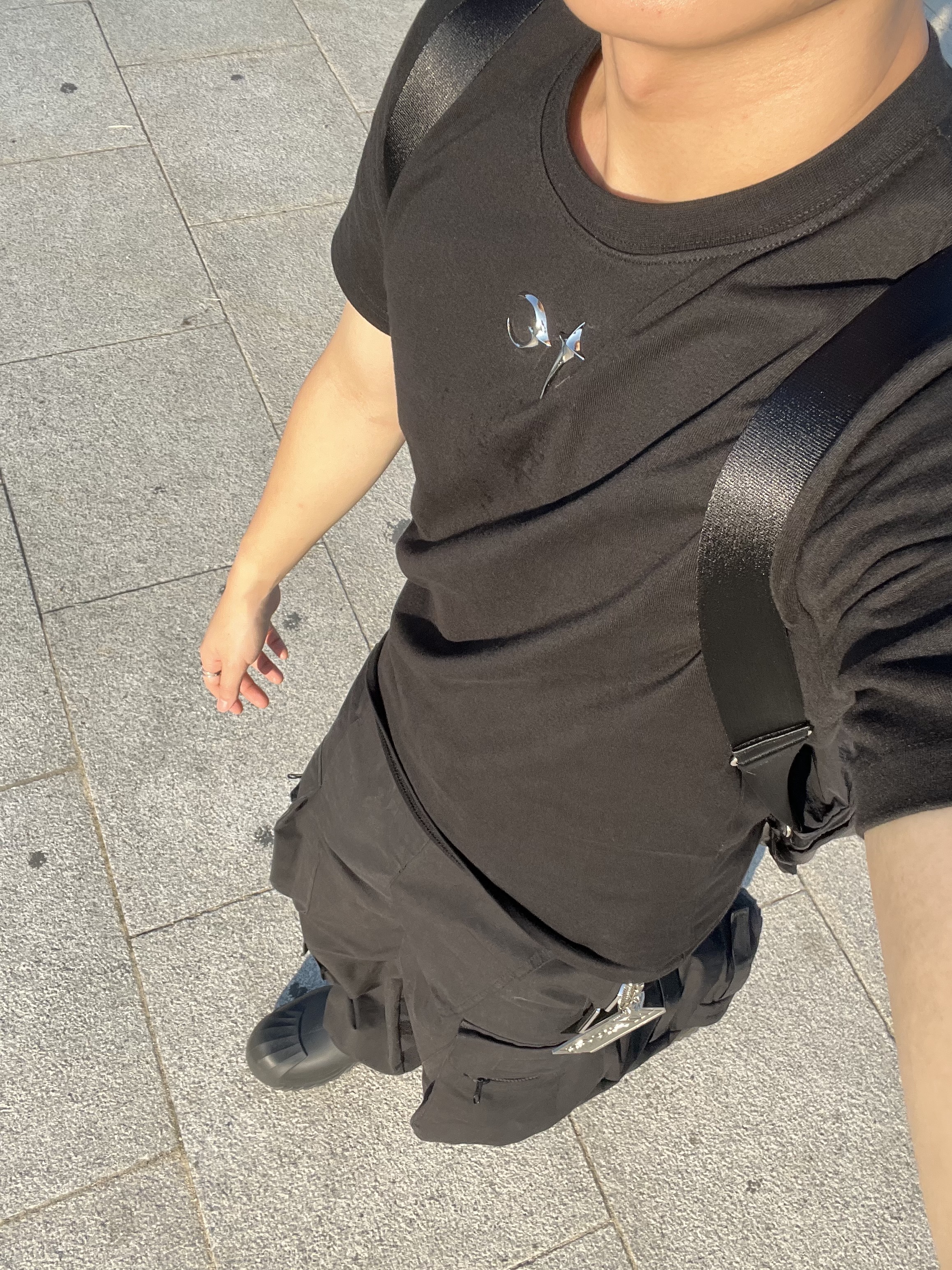 (W) Adidas Adifom Superstar Boot Black 착용 스타일 - 4