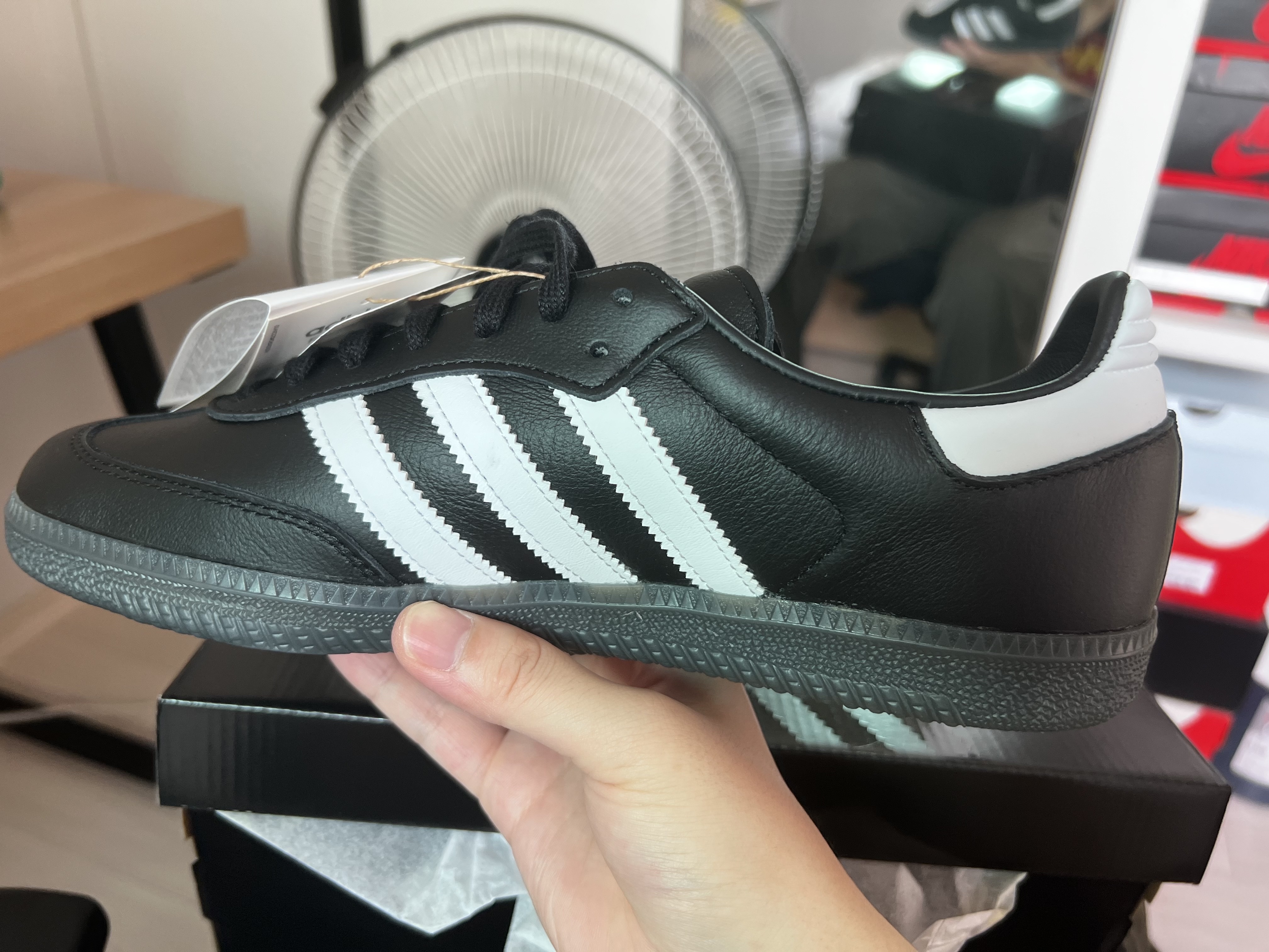 Adidas x Fucking Awesome Samba Core Black 착용 스타일 - 1