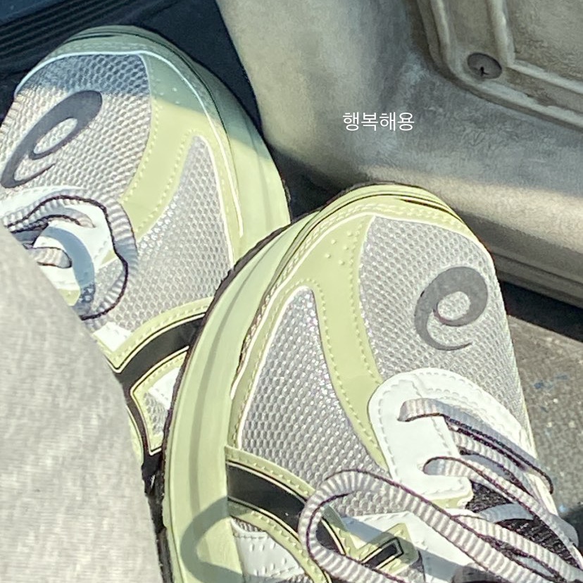 Asics Jog 100 S Sheet Rock - 2E Wide 착용 스타일