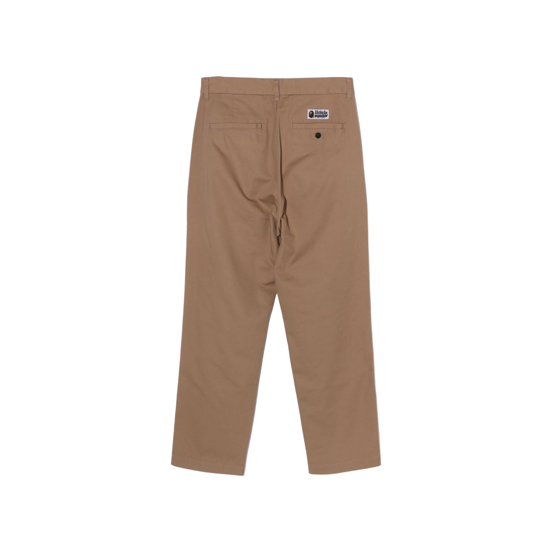 BAPE Ape Head One Point 2 Tuck Chino Pants Beige 상세 이미지 2