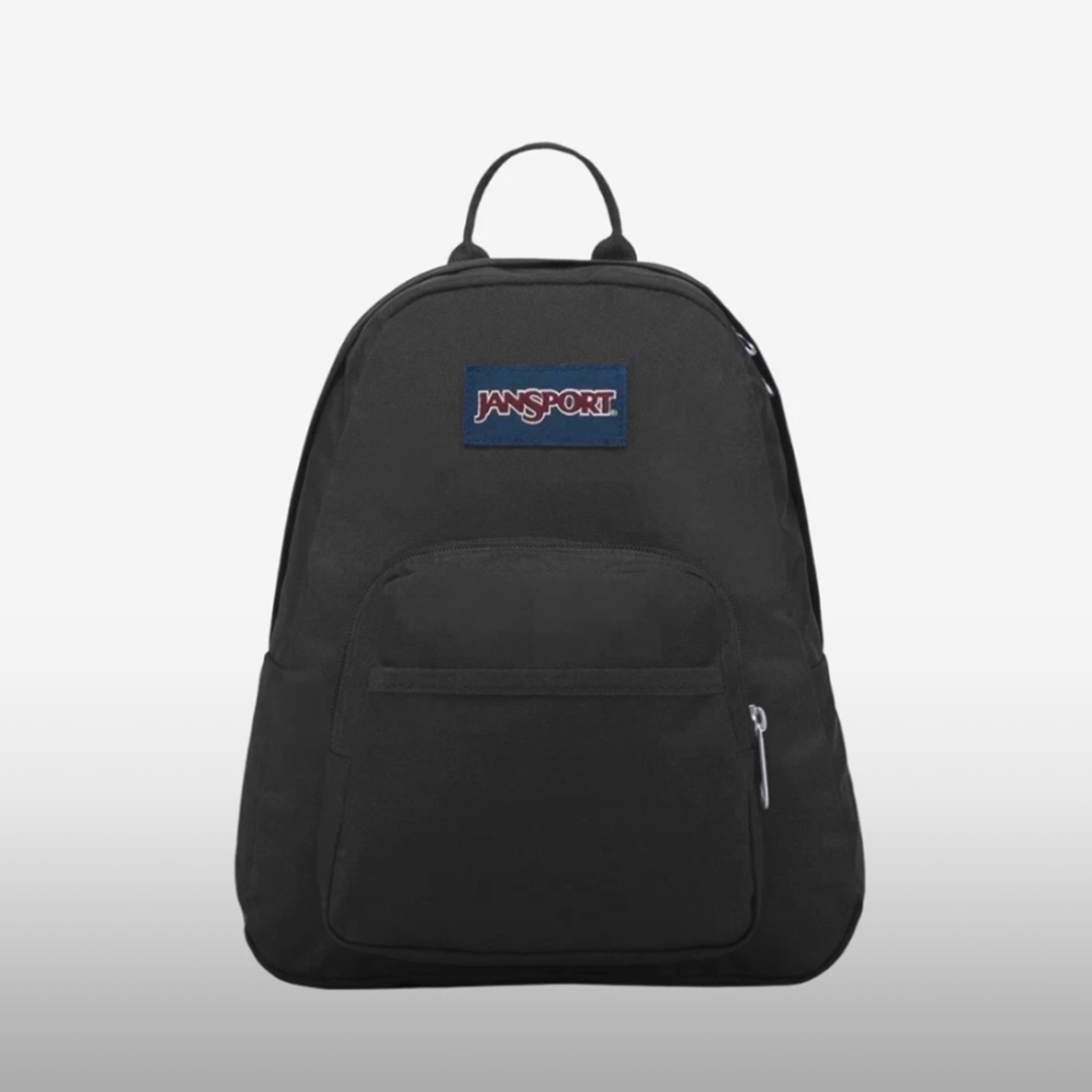 Jansport Half Pint Mini Backpack Black, COS Quilted Oversized Shoulder Bag Off White Light Beige 착용 스타일 - 2
