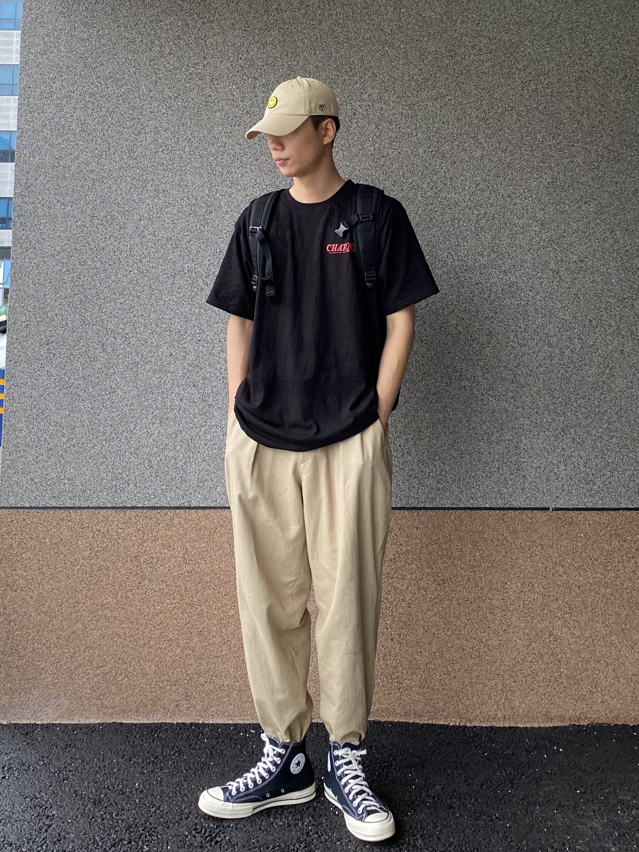 Converse Chuck 70 Hi Black 착용 스타일