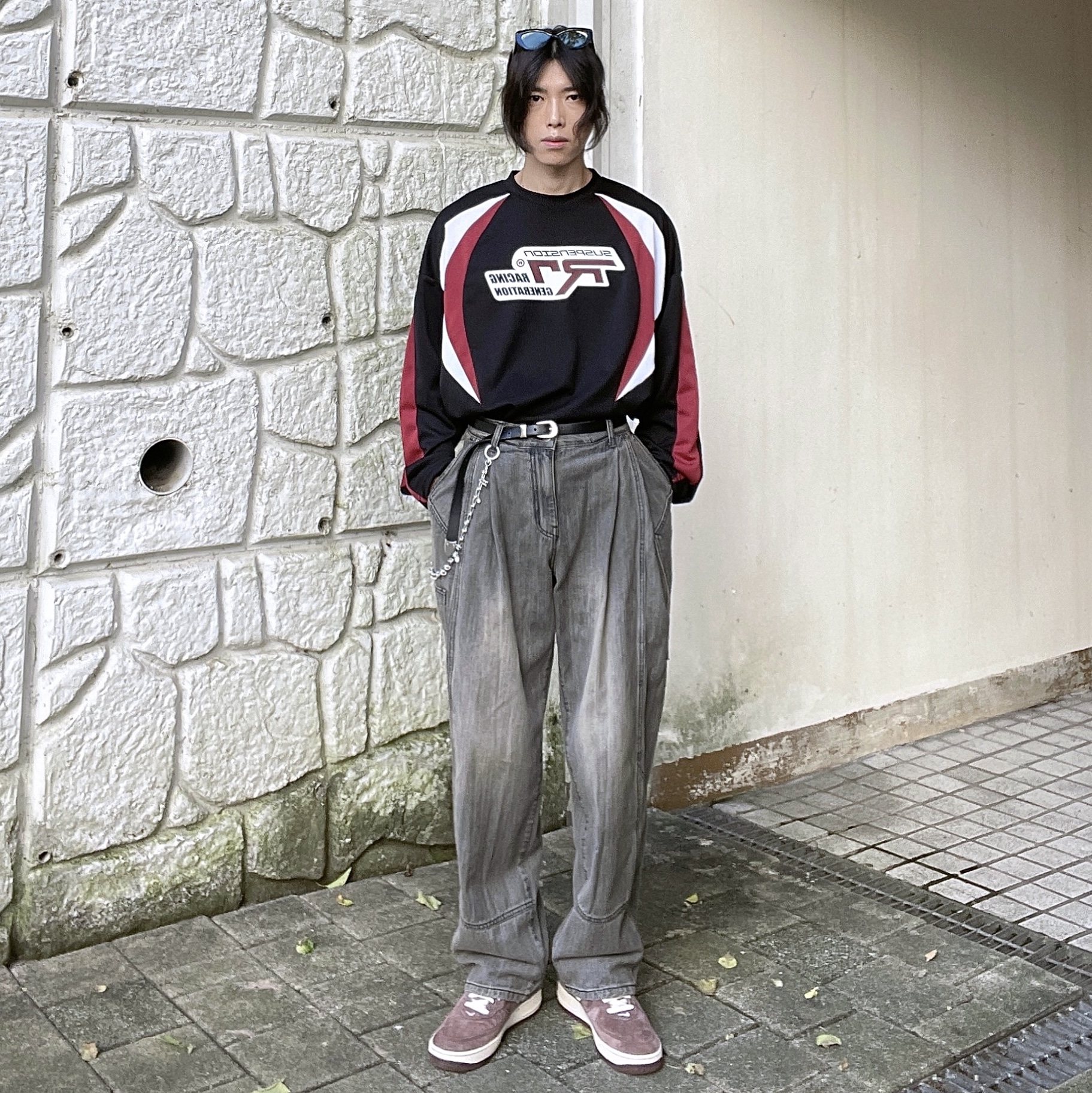 Nike Air Force 1 Mid '07 QS Chocolate 착용 스타일 - 1