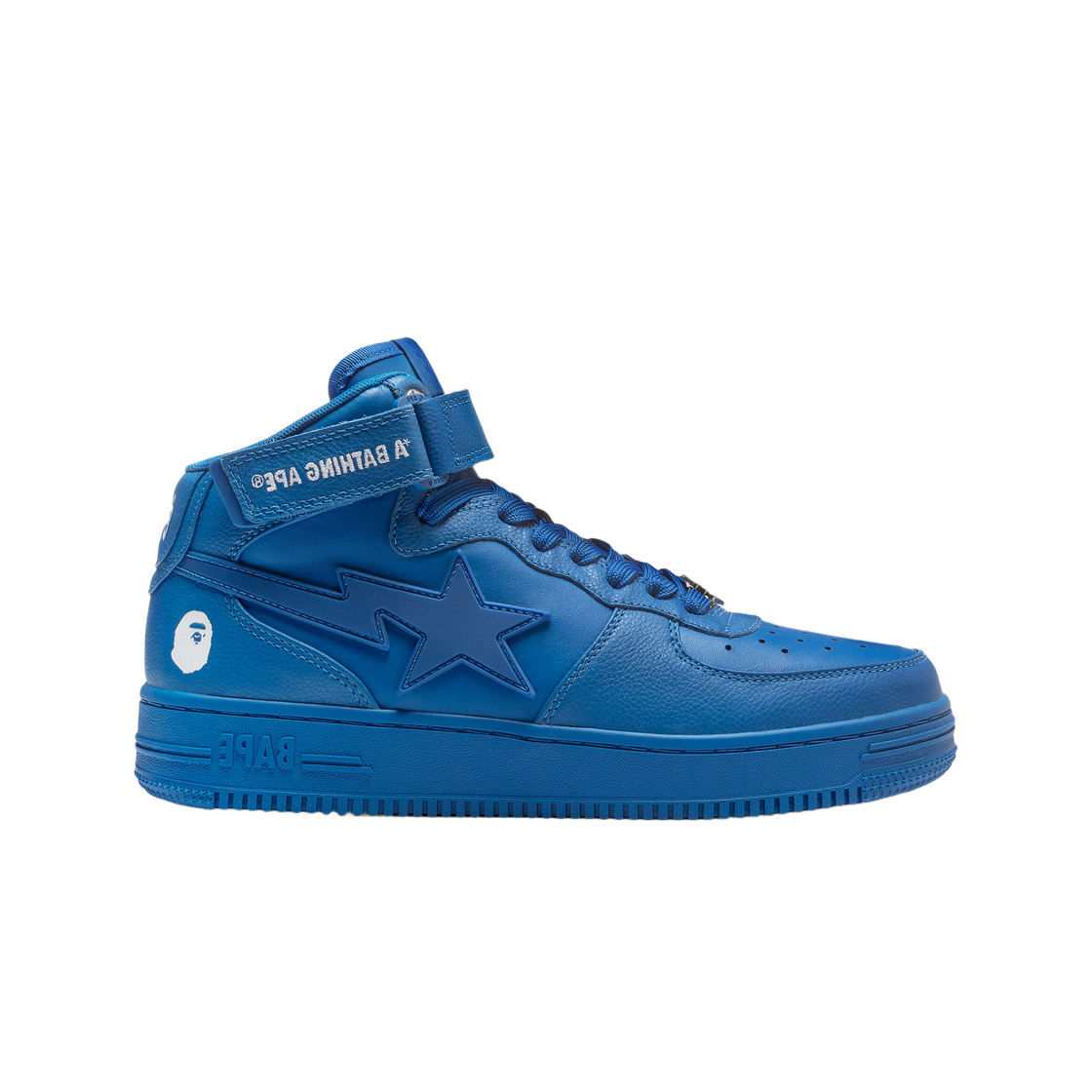 베이프 베이프 스타 Mi 스니커즈 블루(BAPE Bape Sta Mi Sneakers Blue) - 1