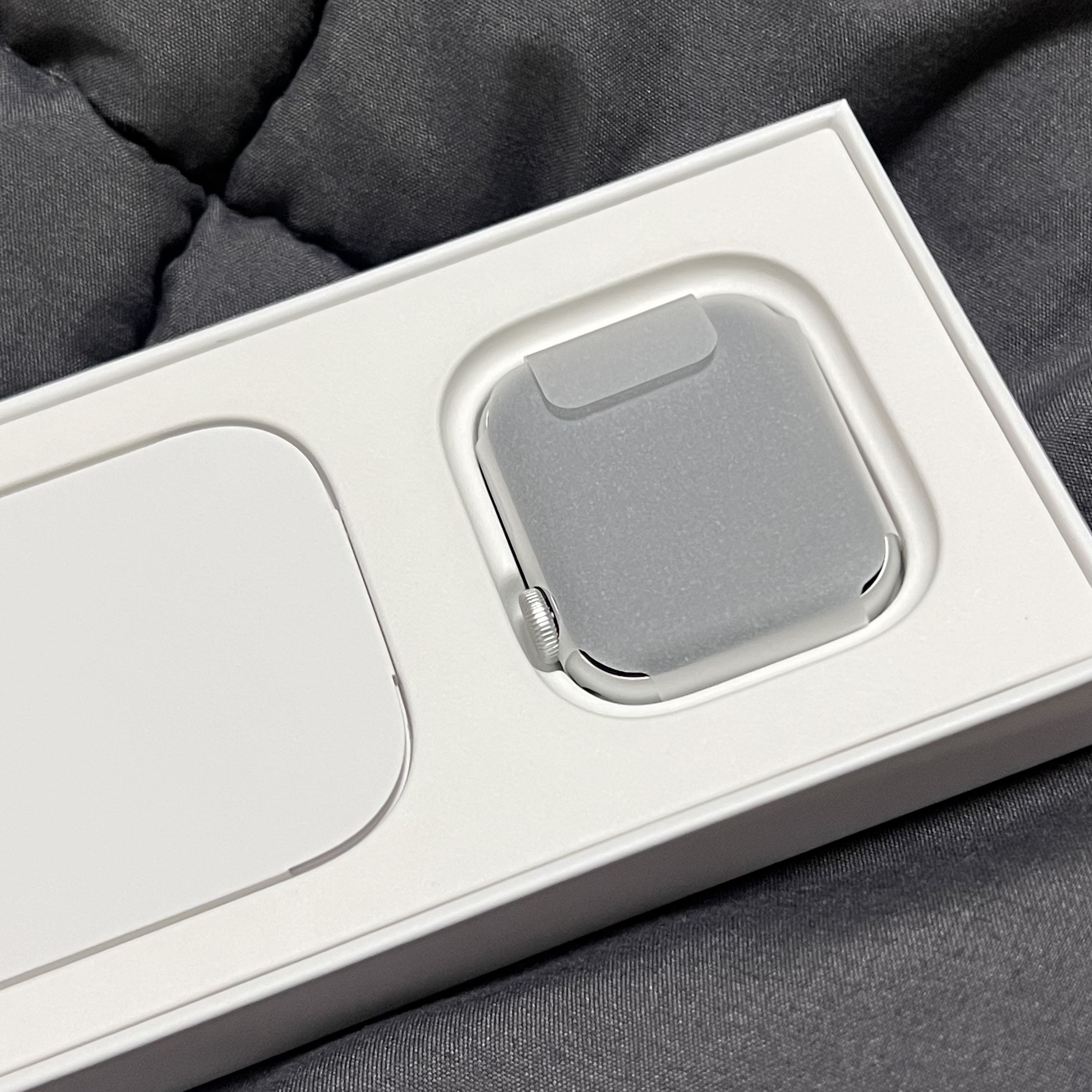 Apple Watch SE 40mm GPS Silver Aluminum Case with Sport Band White (Korean Ver.) 착용 스타일 - 2