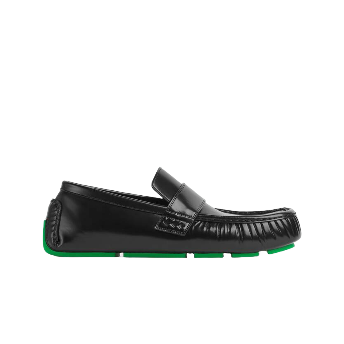 보테가 베네타 라이드 드라이버 로퍼 블랙 패러킷(Bottega Veneta Ride Driver Loafer Black Parakeet) - 1