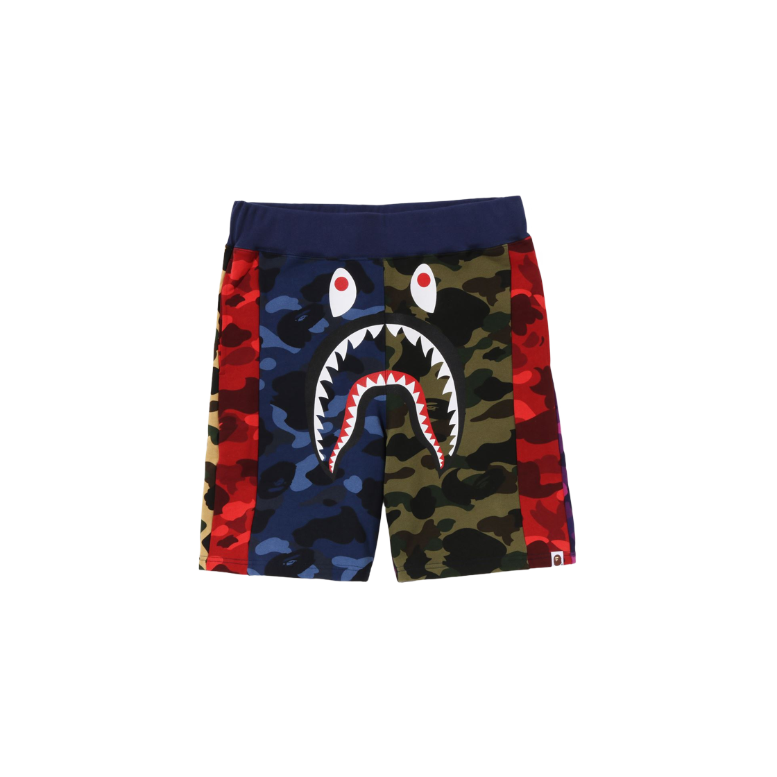 BAPE Mix Camo Crazy Sweatshorts Caise 상세 이미지 1