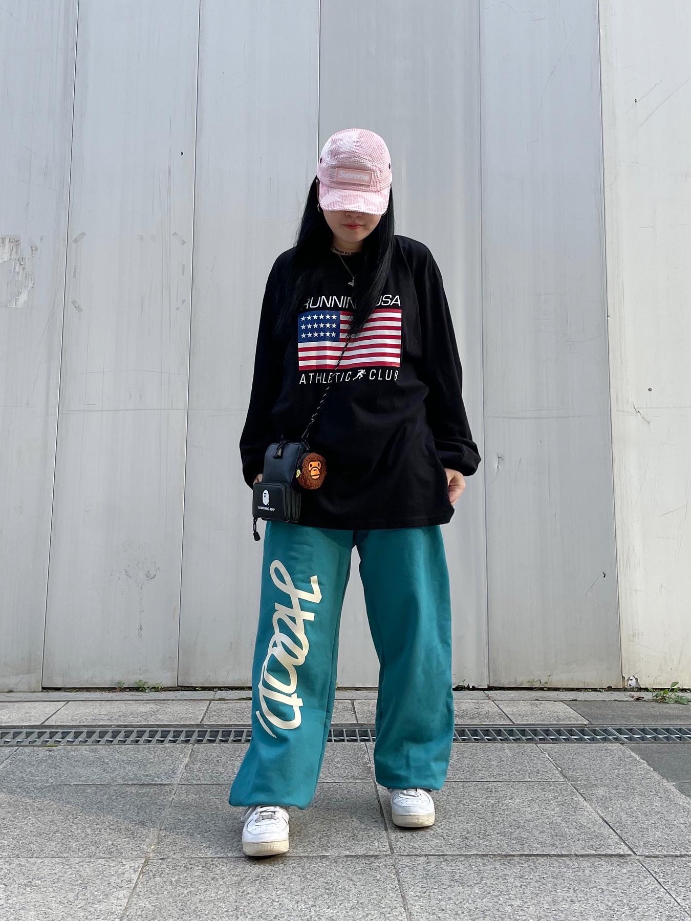 Supreme Camo Grid Velvet Camp Cap Pink Camo - 22FW, Vivienne Westwood Mini Bas Relief Pendant Silver 착용 스타일 - 2