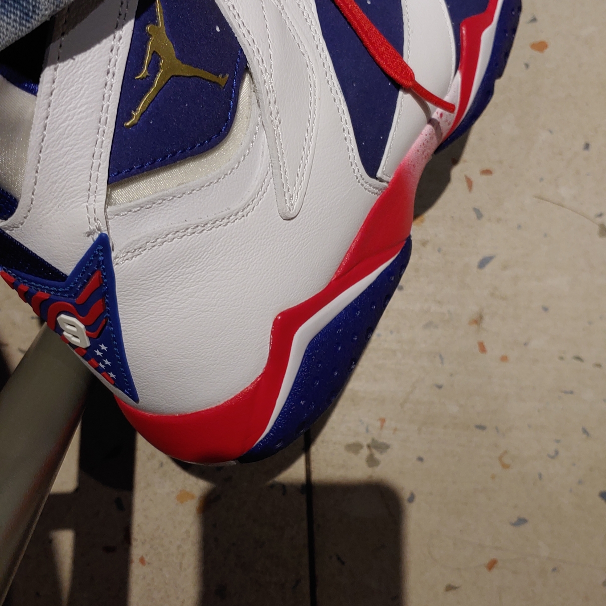 Jordan 7 Retro Tinker Alternate 착용 스타일 - 2