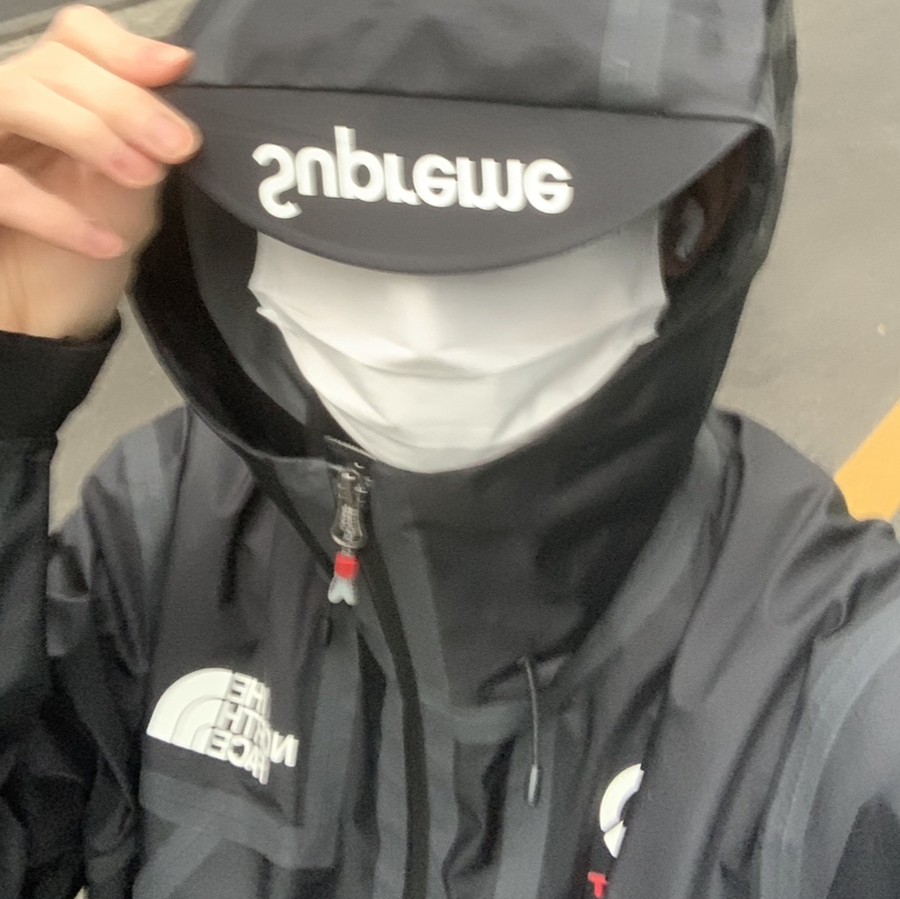 Supreme x The North Face Summit Series Outer Tape Seam Jacket Black - 21SS 착용 스타일