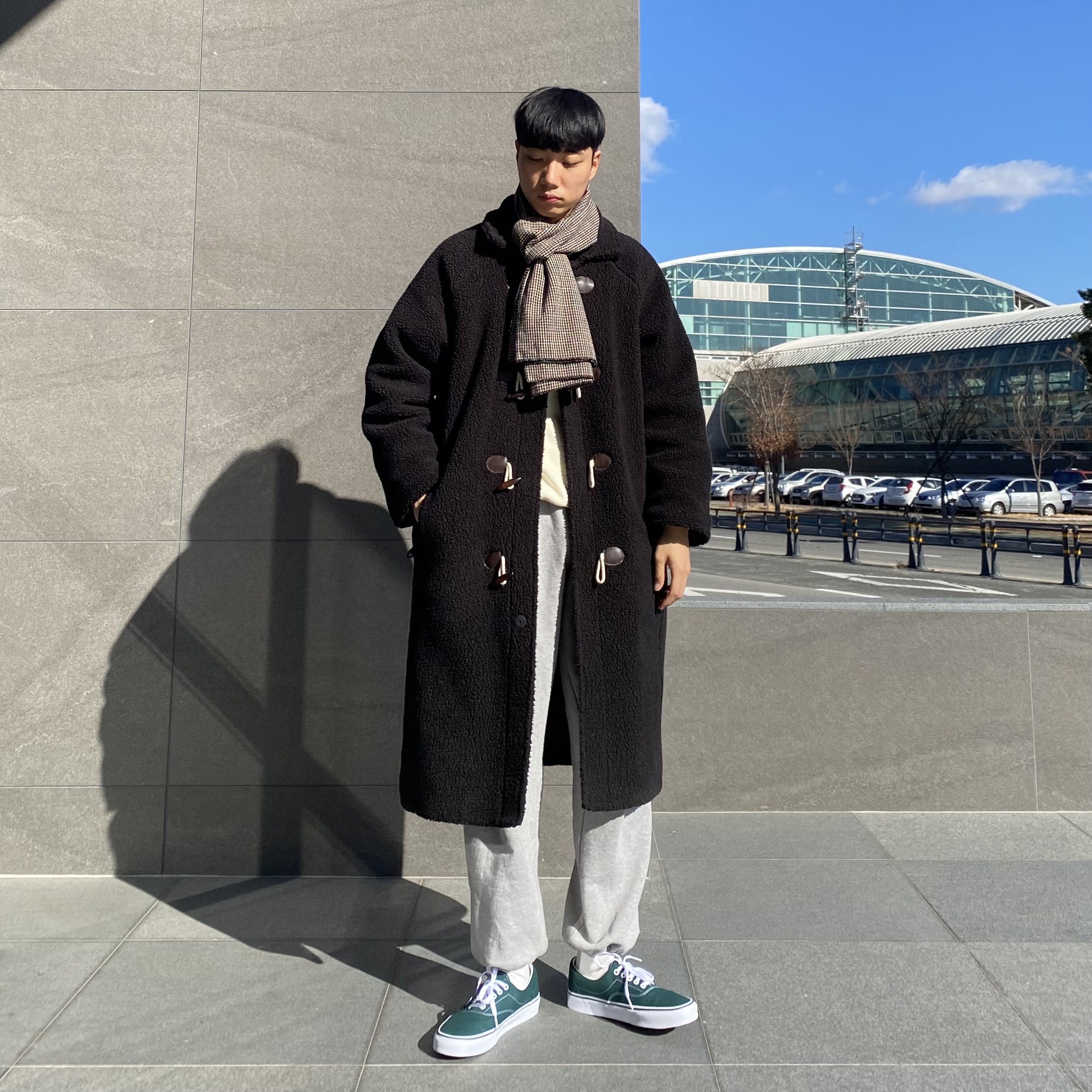 Vans ComfyCush Era Bistro Green 착용 스타일